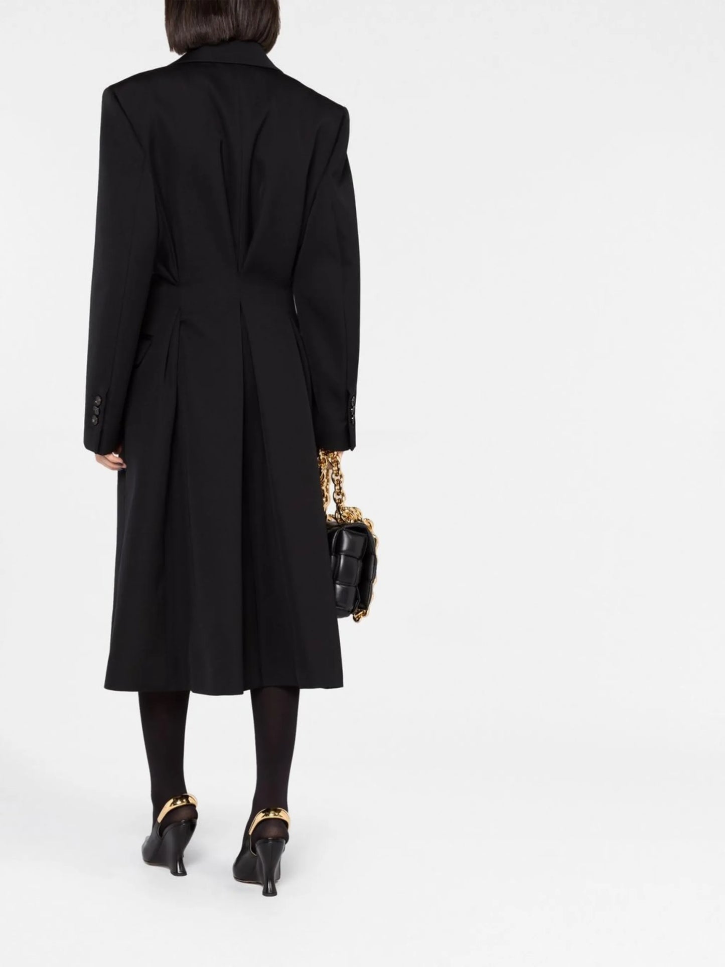 double-breasted wool coat