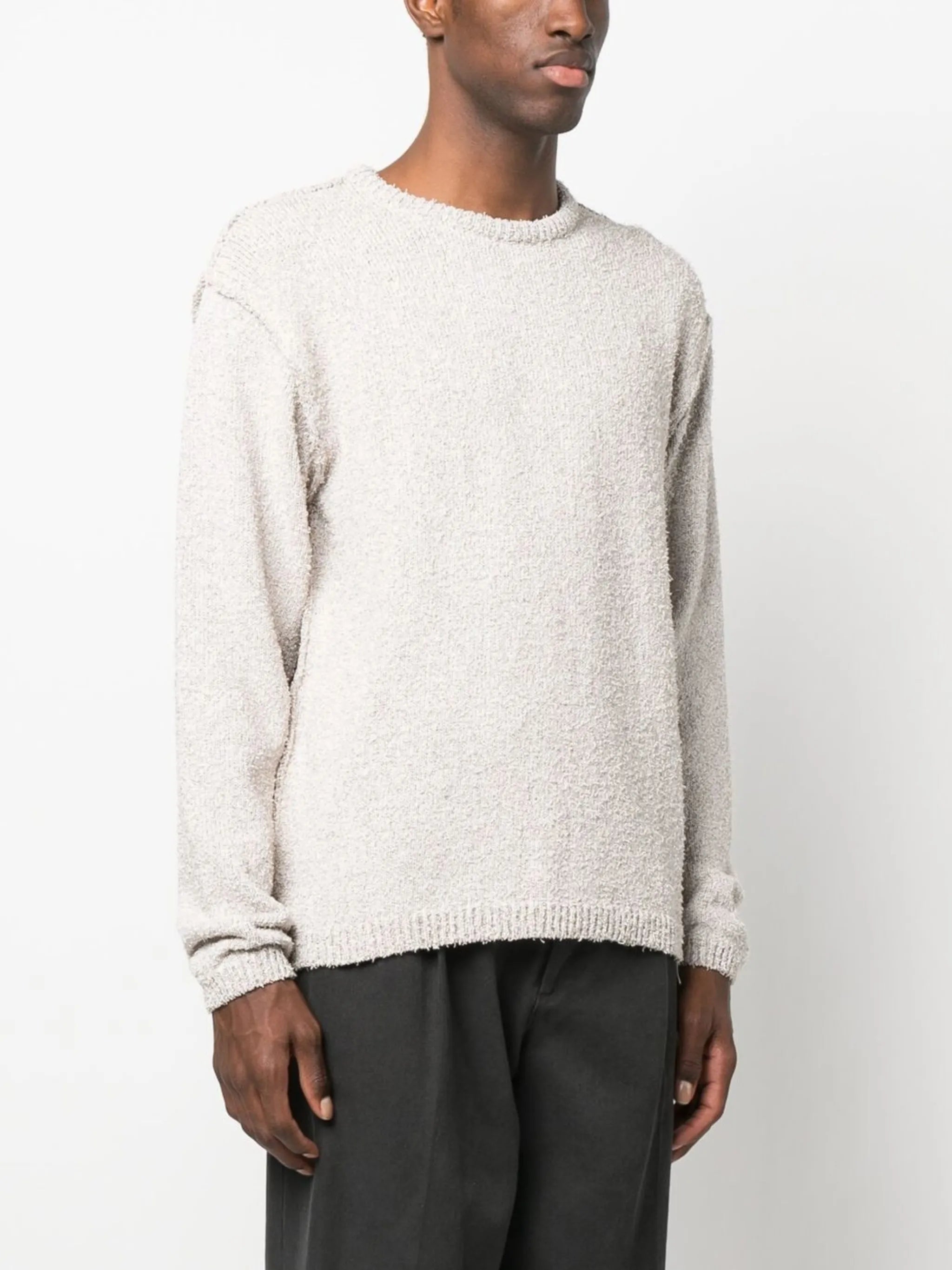 Sea Salt bouclé knitted pullover