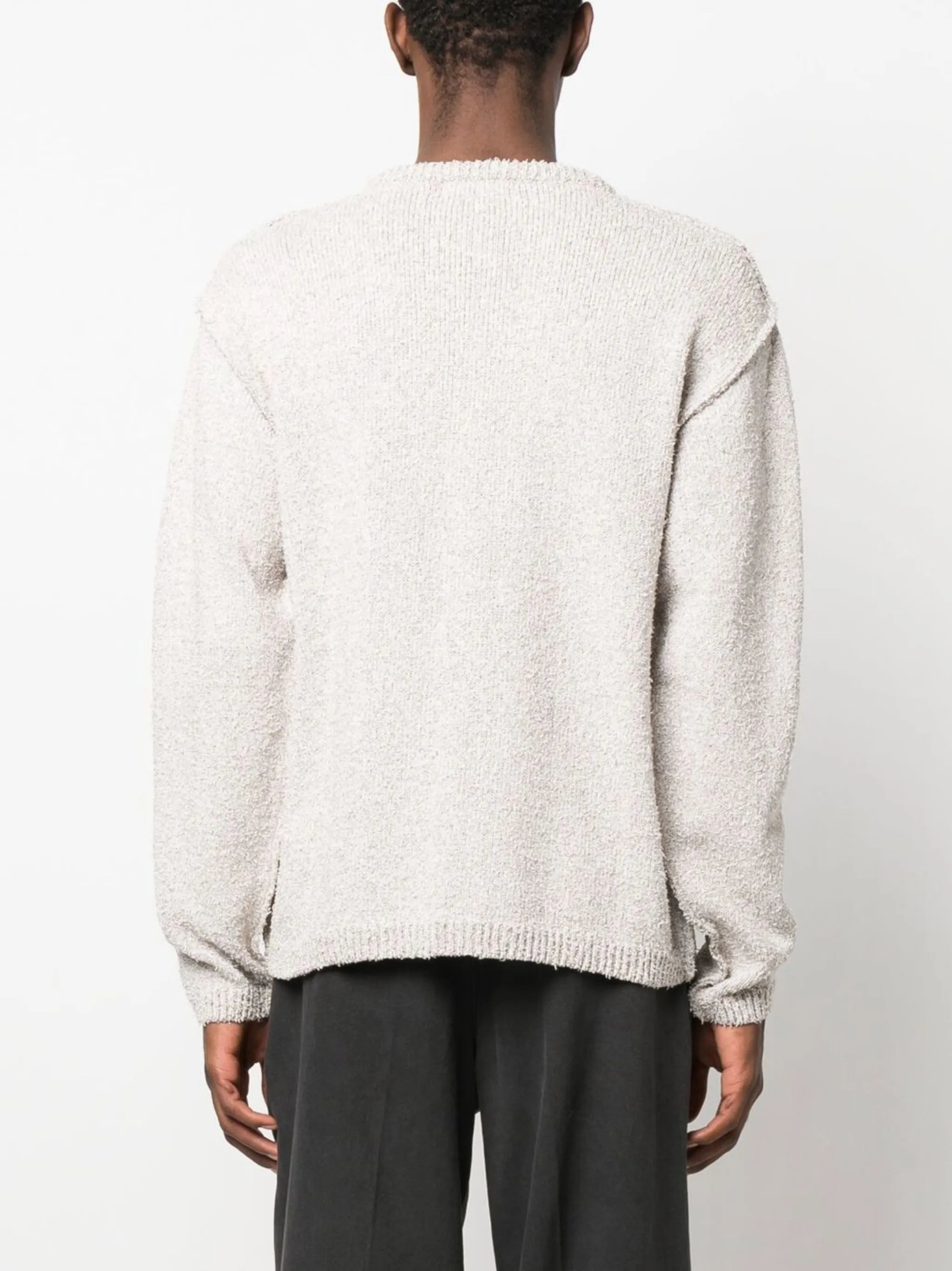 Sea Salt bouclé knitted pullover