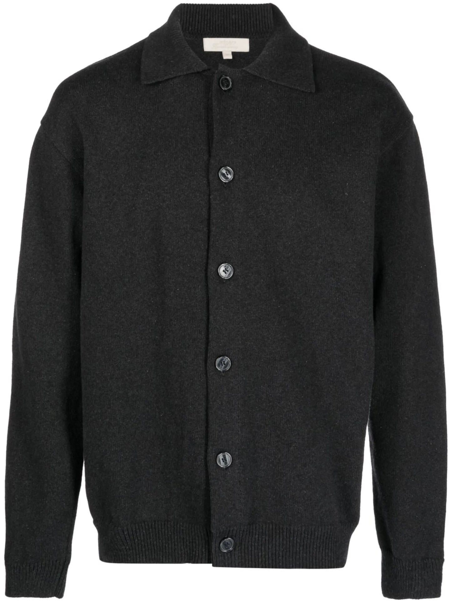 long-sleeved polo cardigan