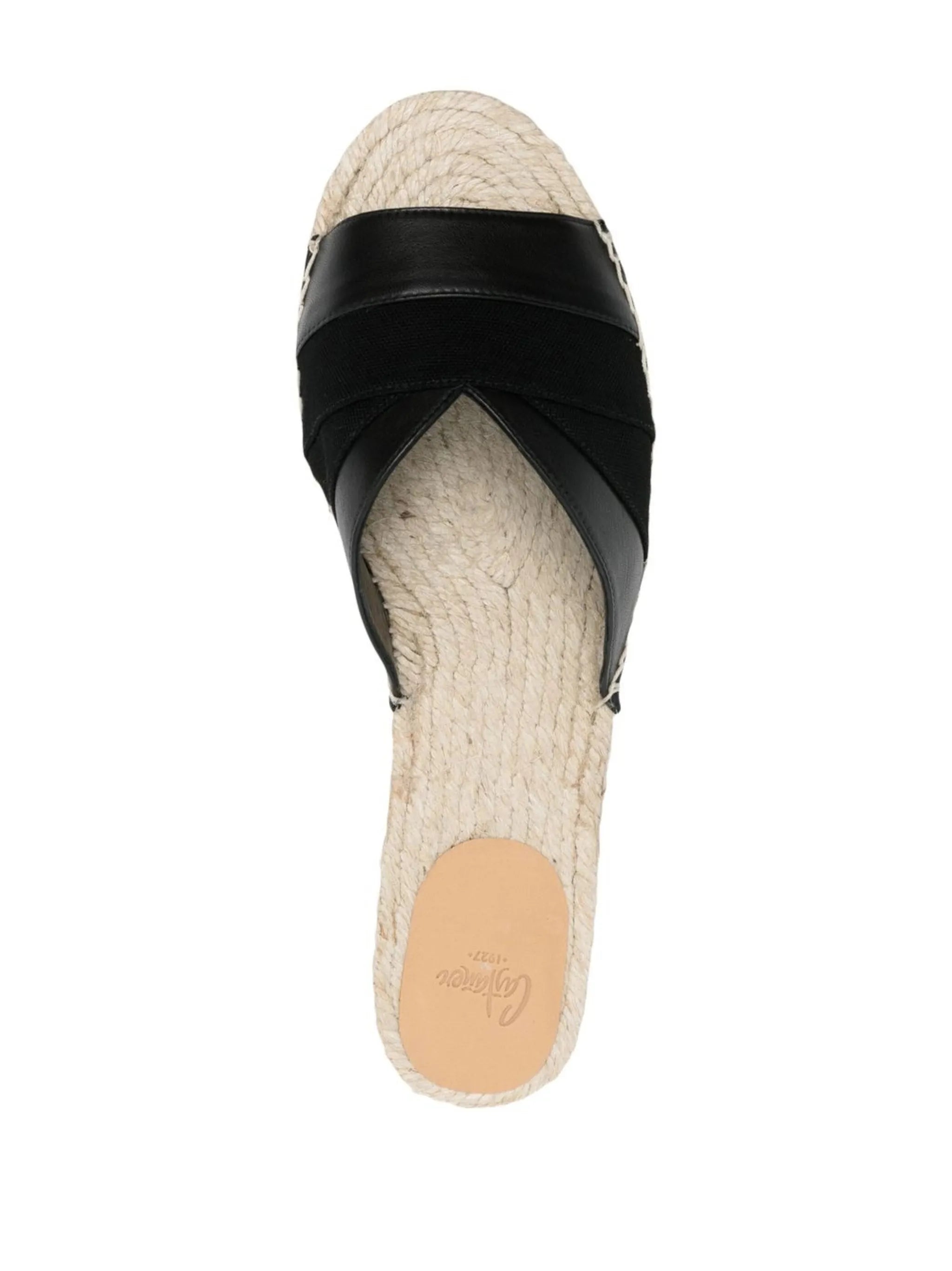 crossover-strap flat espadrilles