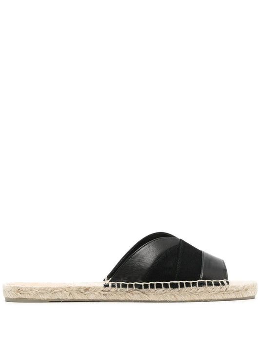 crossover-strap flat espadrilles