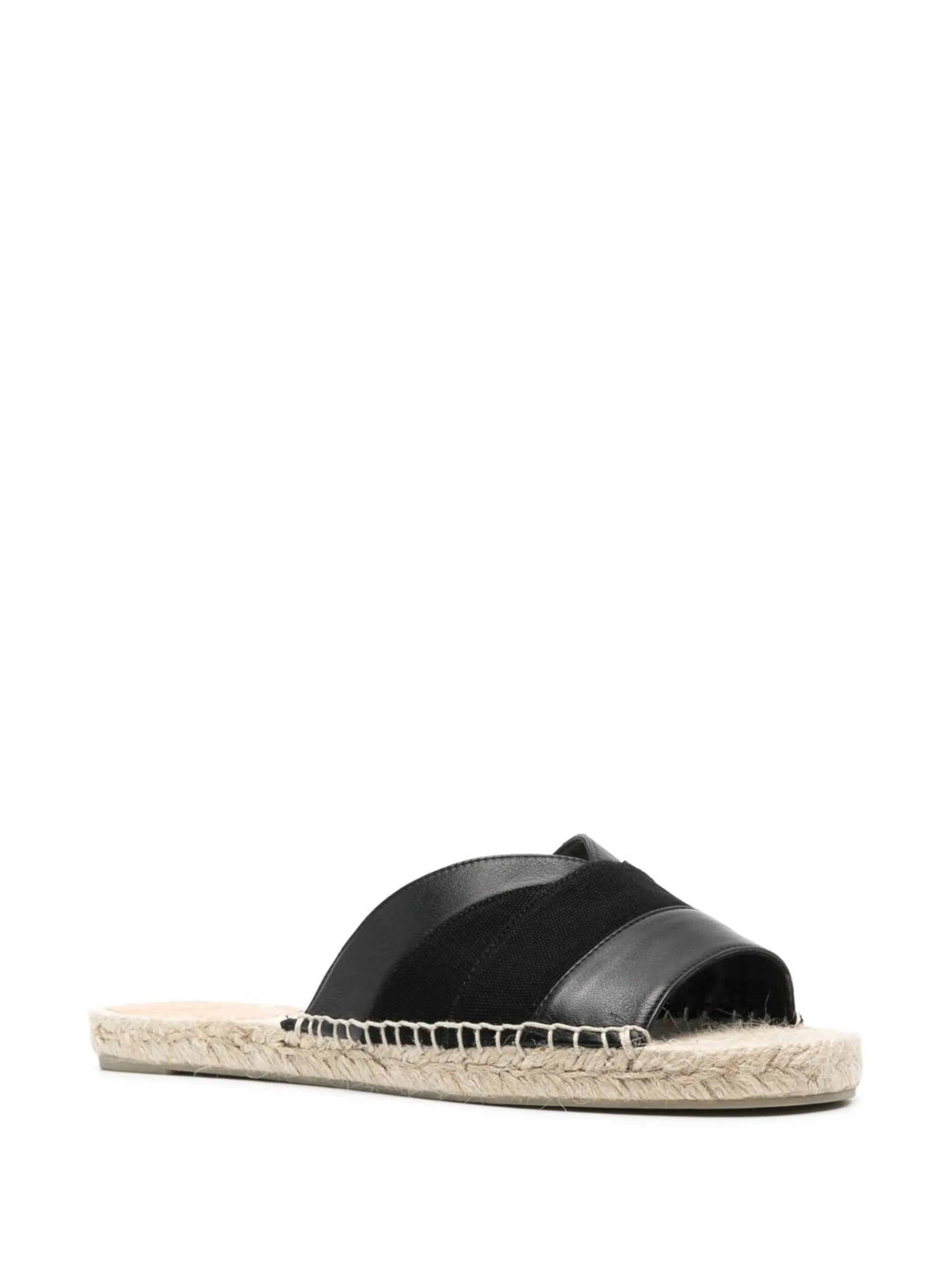 crossover-strap flat espadrilles