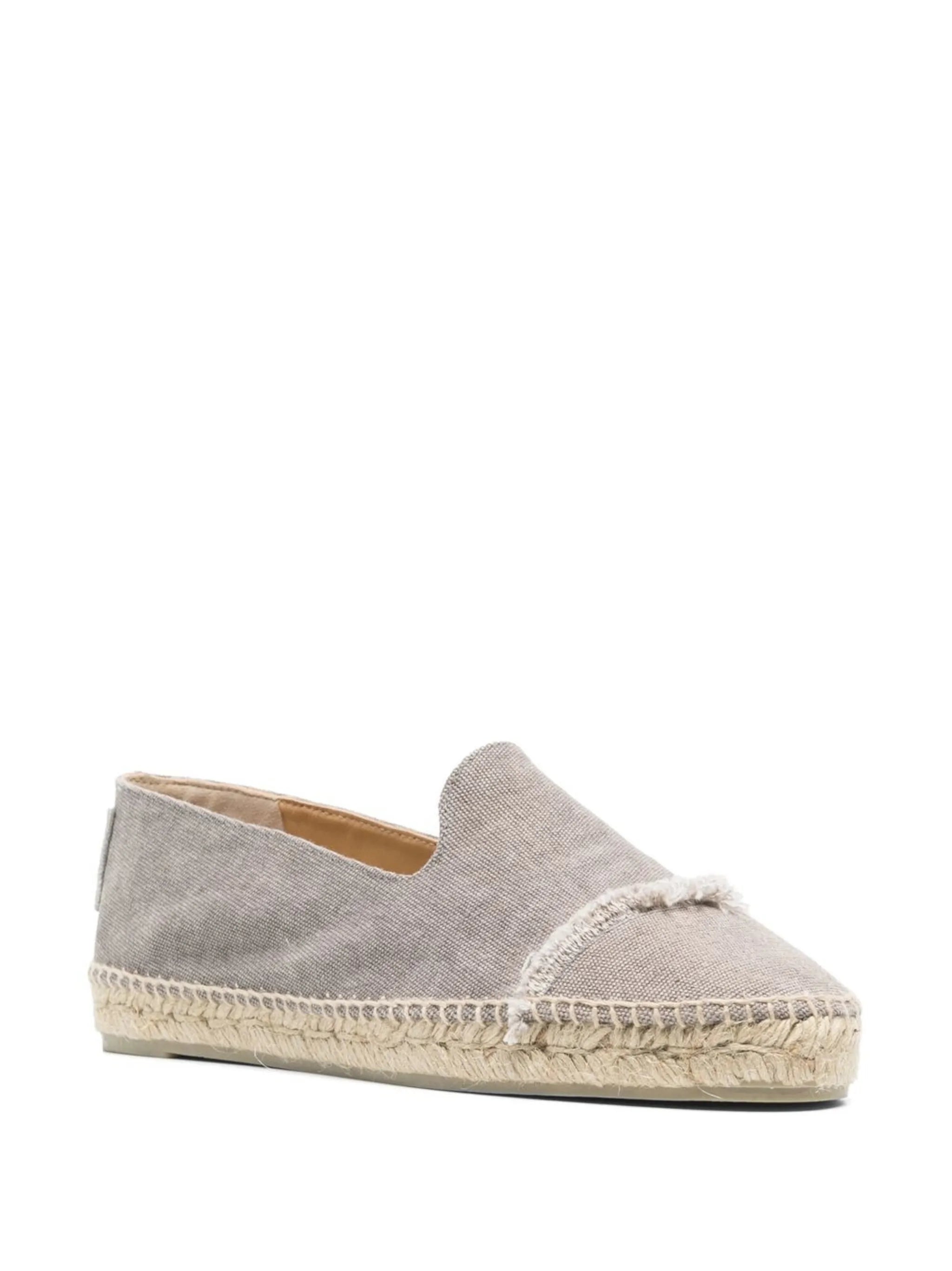 frayed-detail flat espadrilles