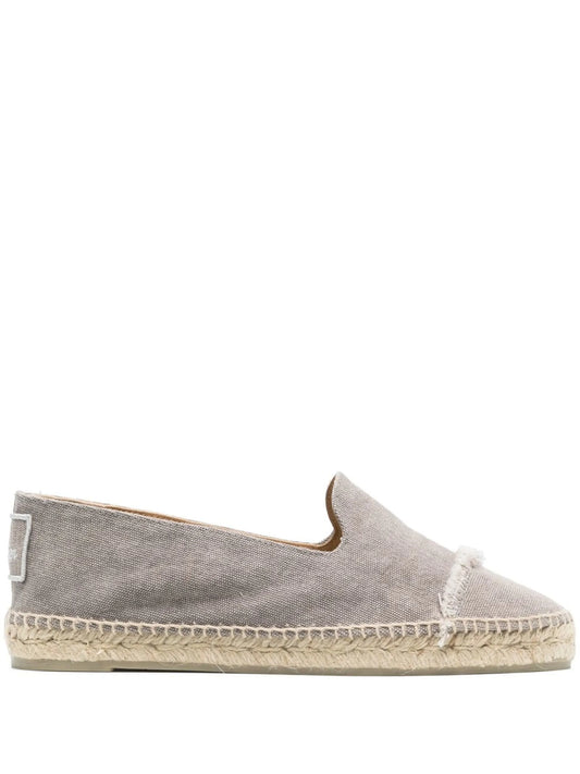 frayed-detail flat espadrilles
