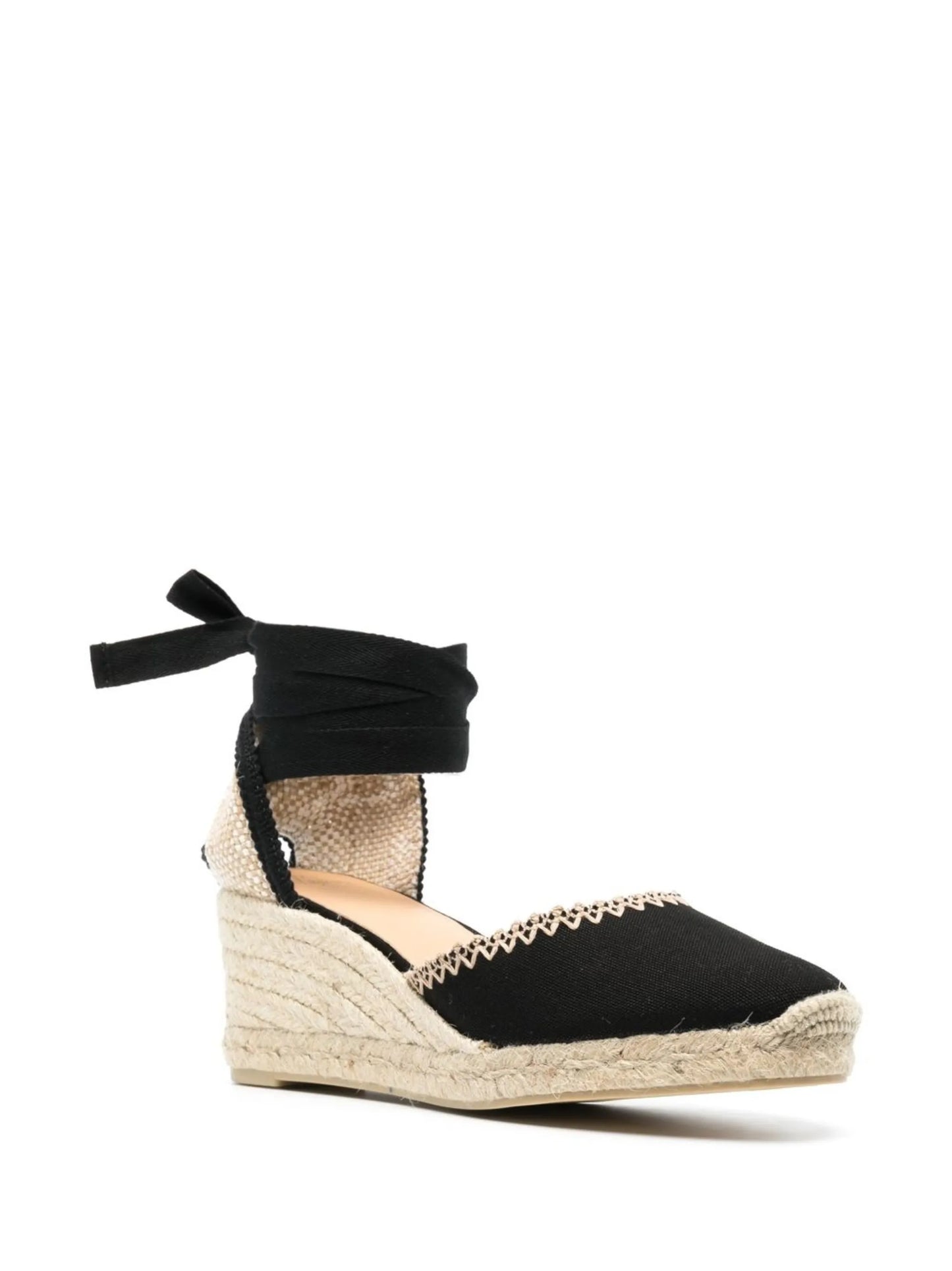 lace-up wedge espadrilles
