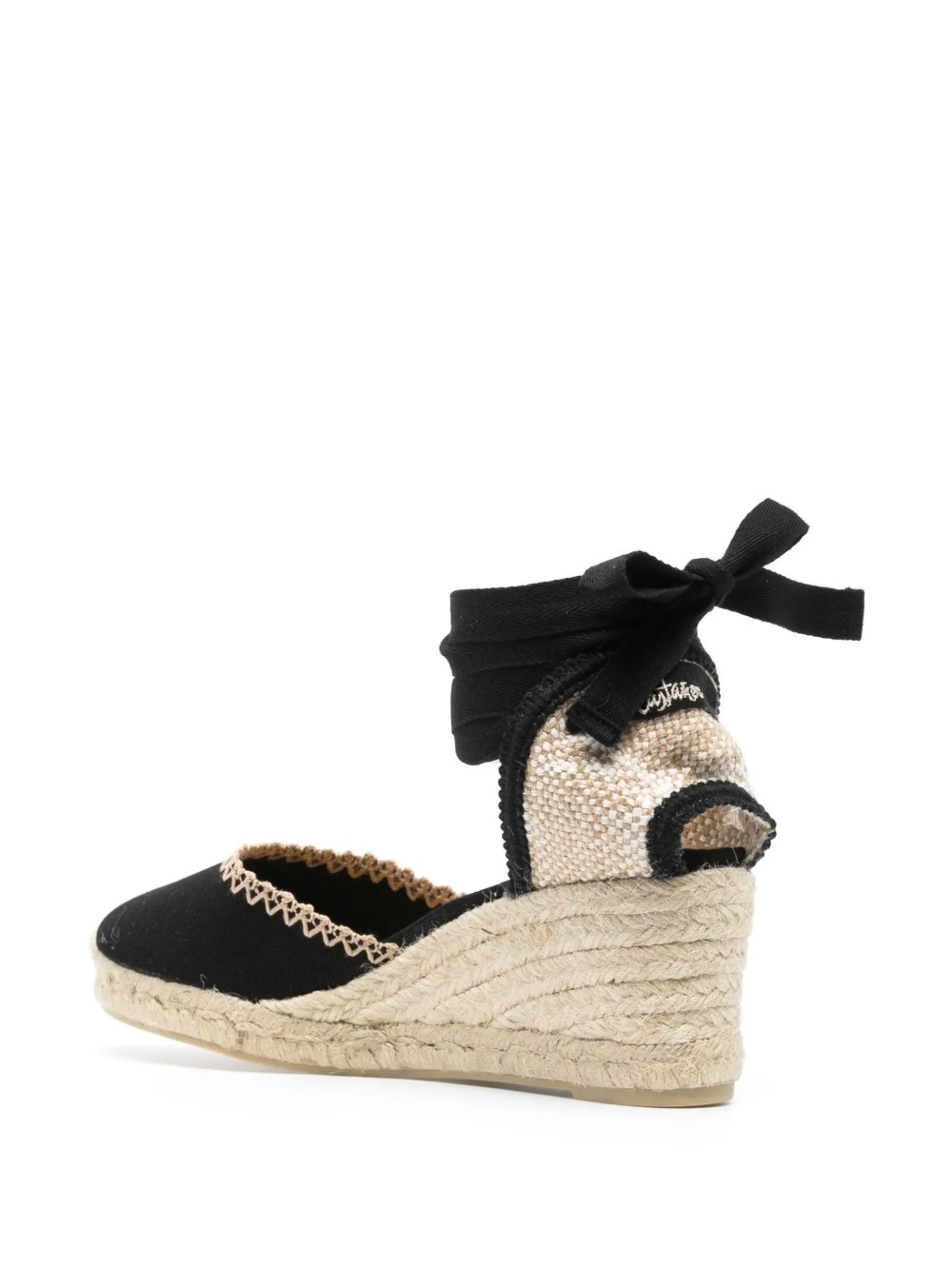 lace-up wedge espadrilles