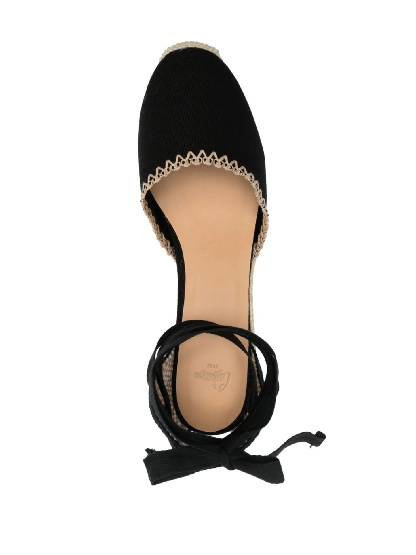 lace-up wedge espadrilles