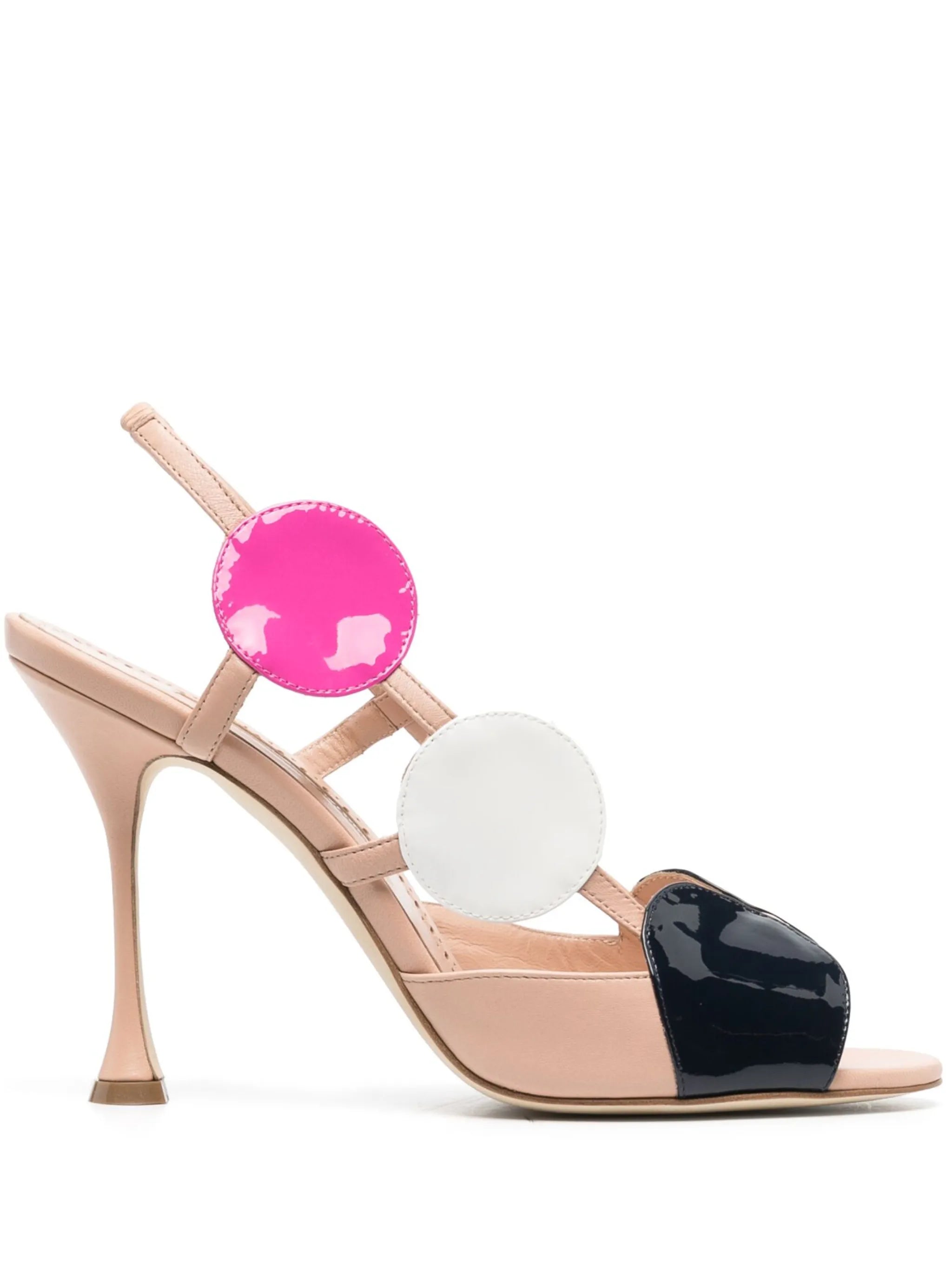 Munir 110mm open-toe sandals