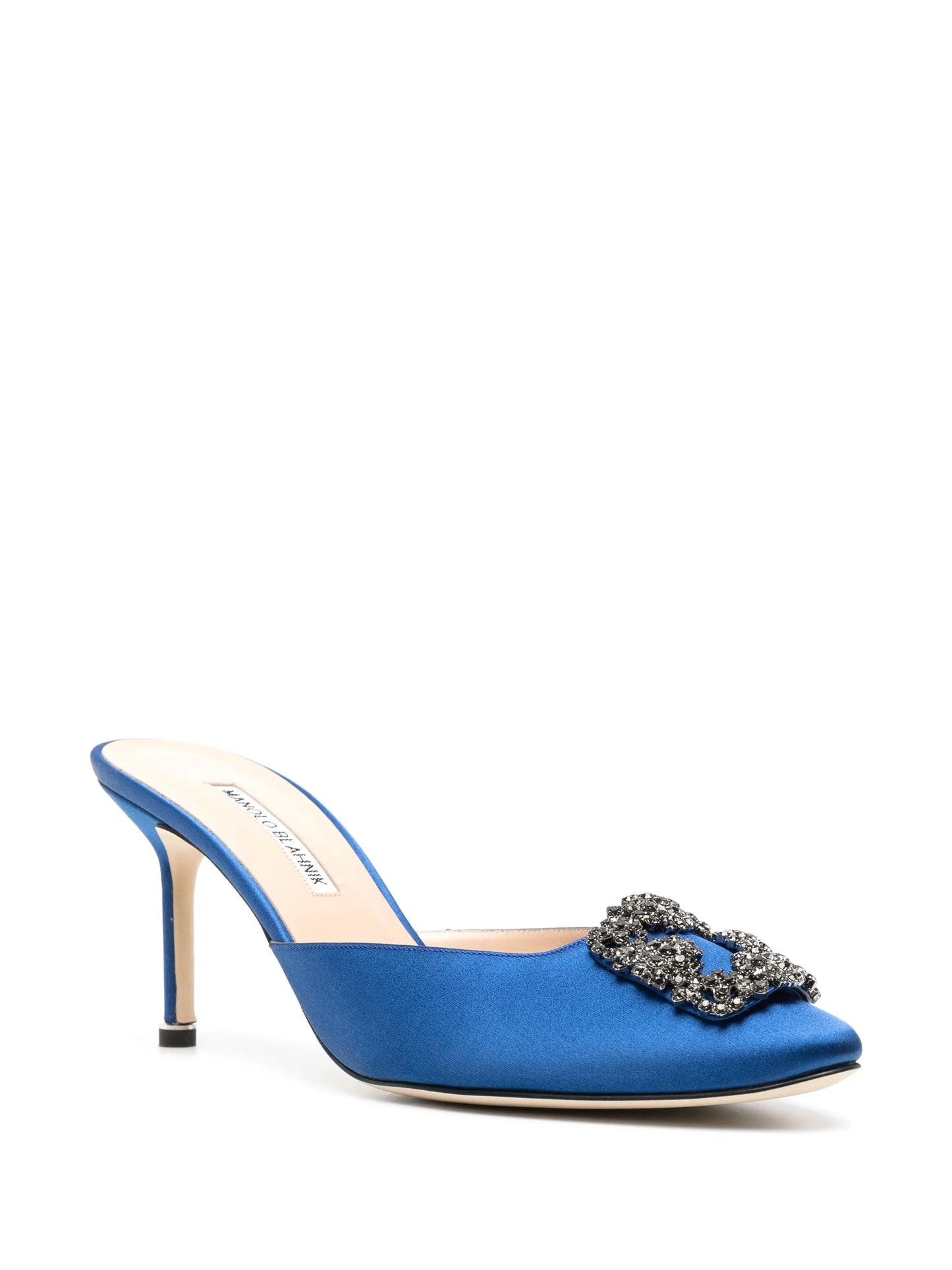 Hangisimu jewel-buckle 90mm mules