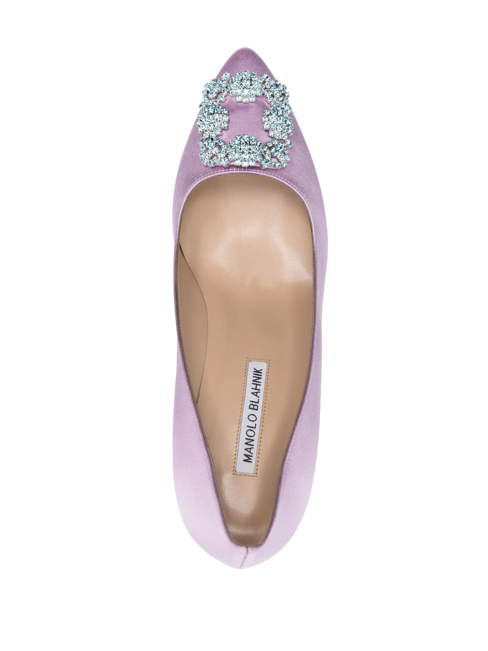 Hangisi 70mm satin pumps