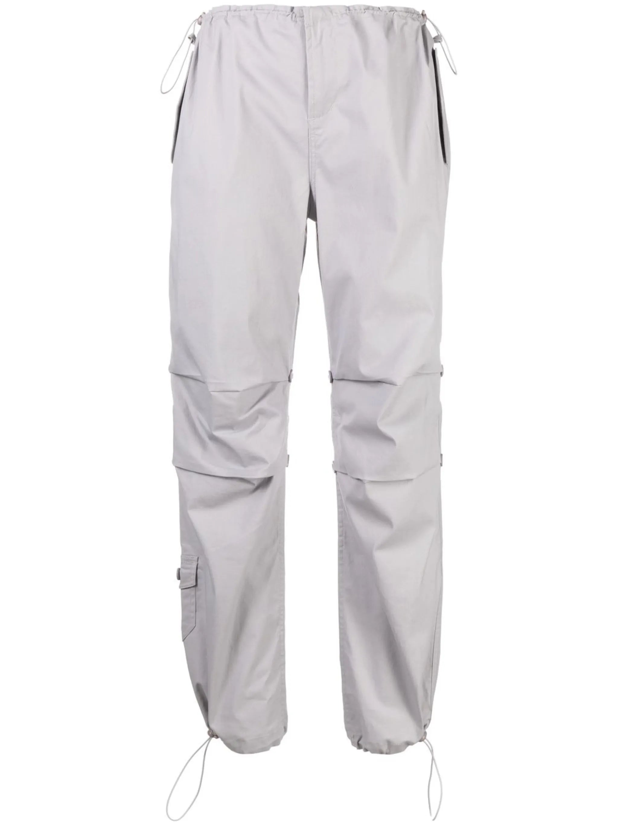low-rise cargo trousers