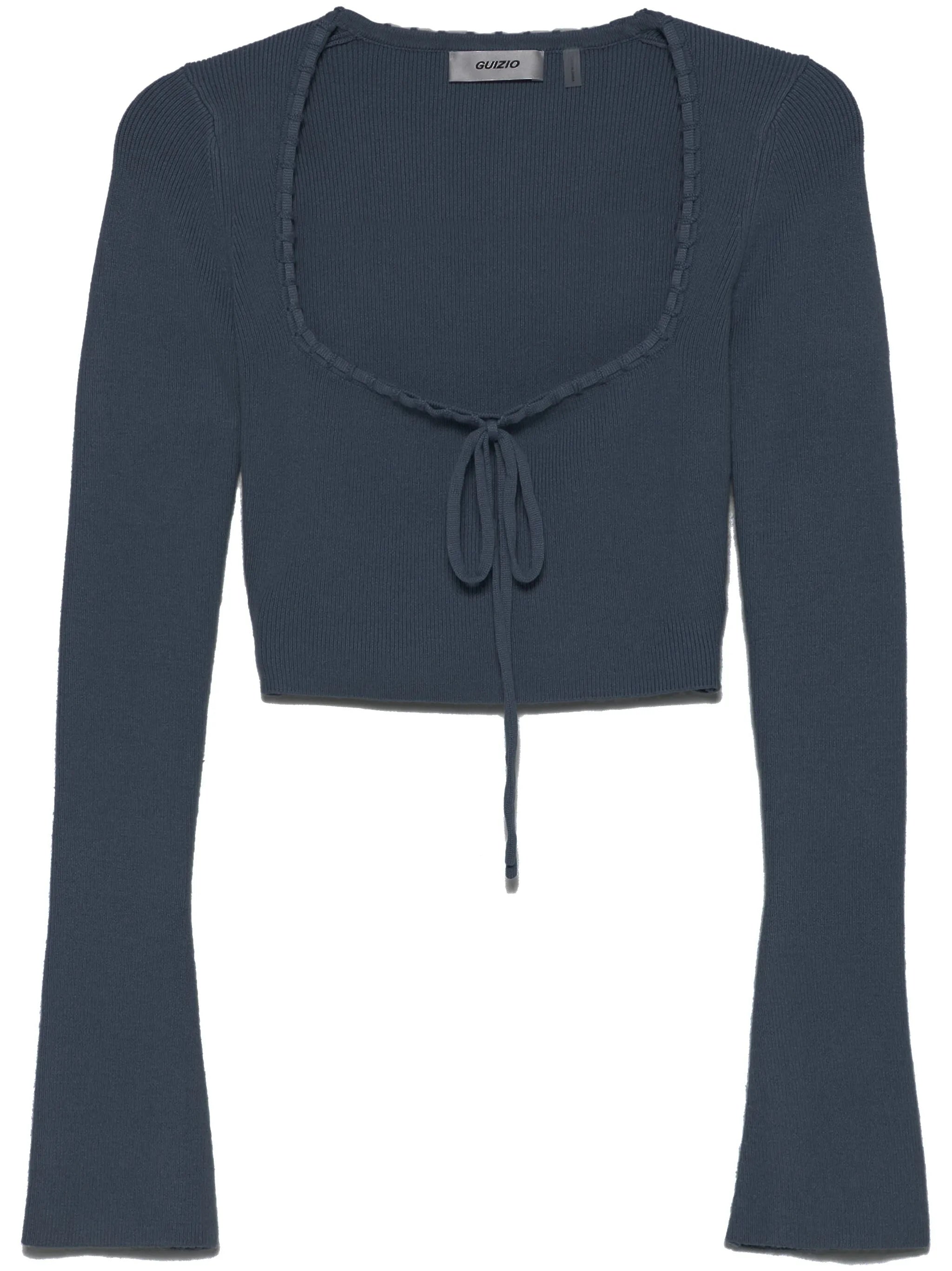 knitted cropped sweater