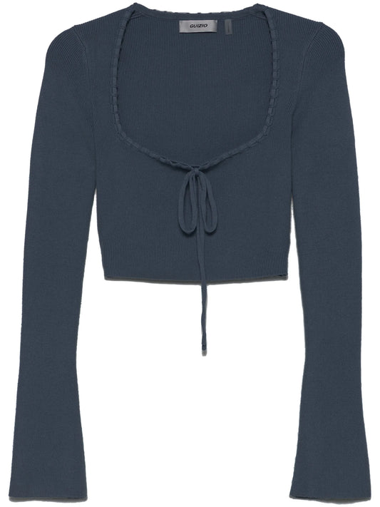 knitted cropped sweater