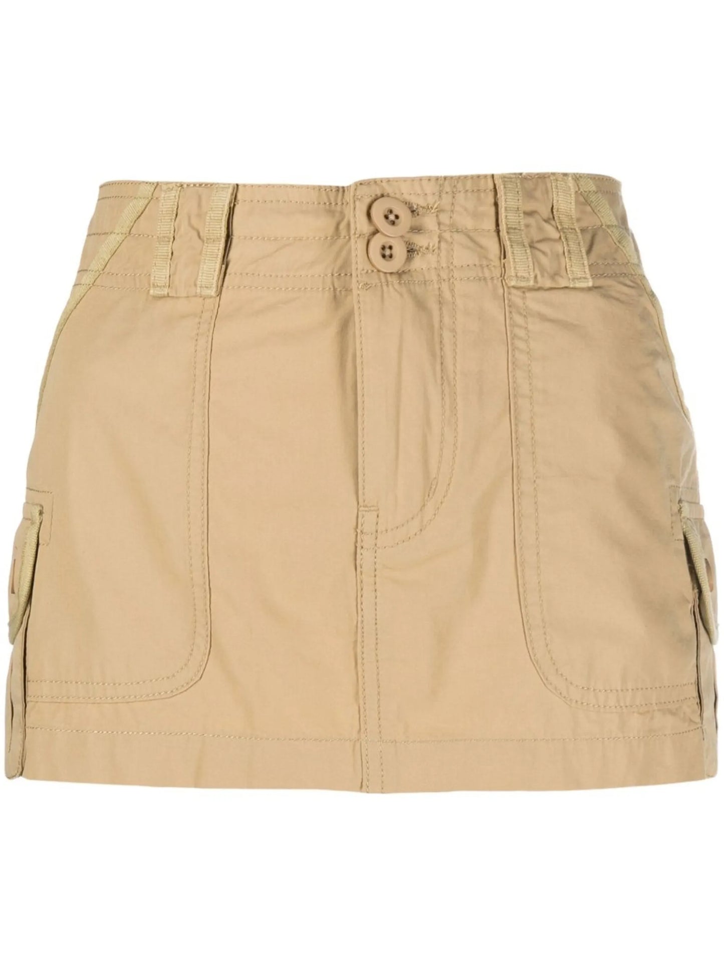 Tactical cargo mini skirt