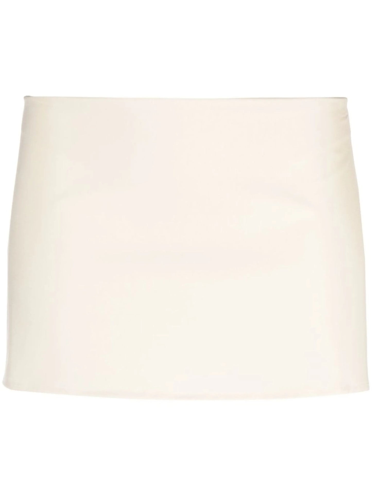 low-rise mini skirt