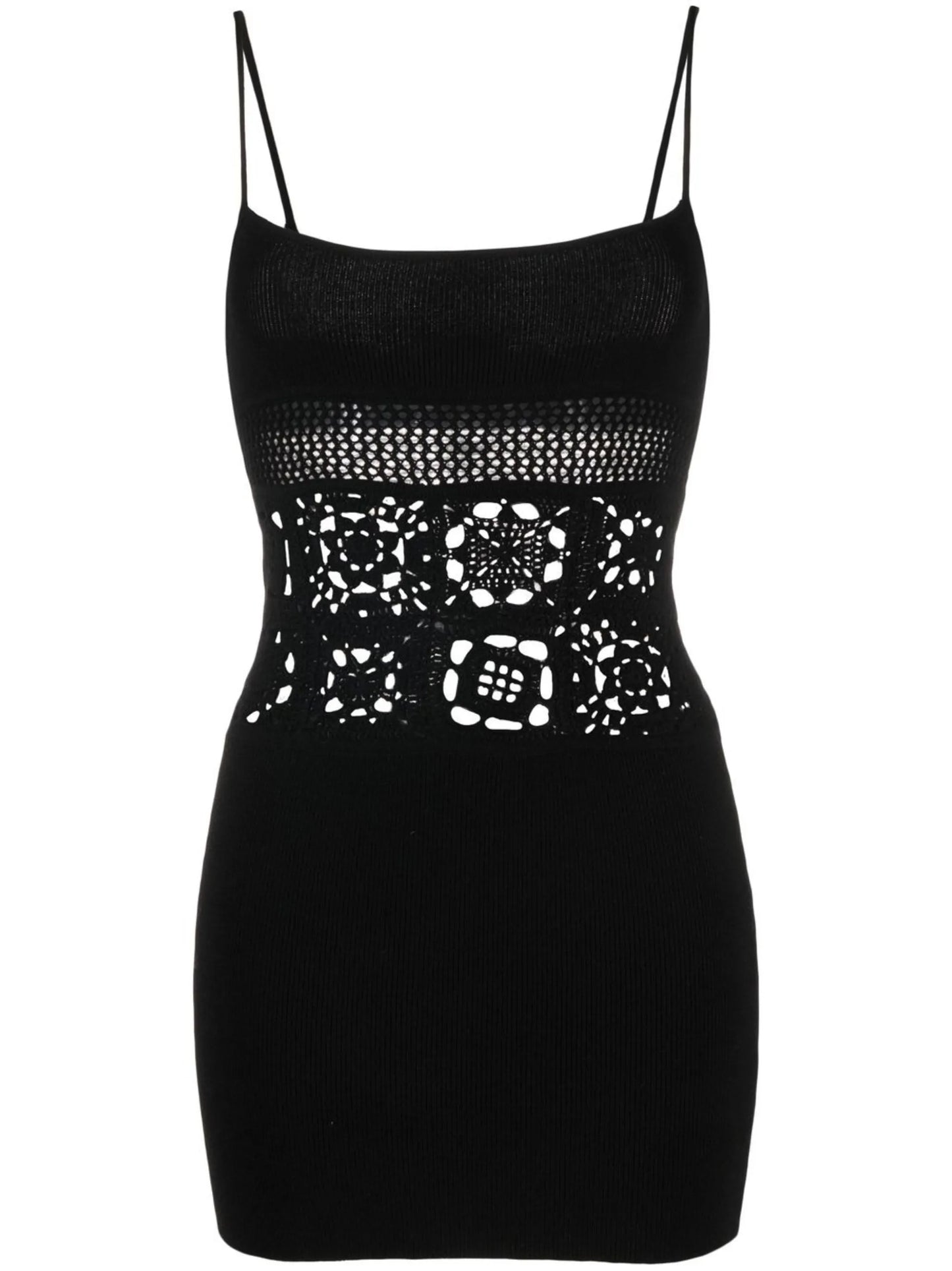 cut out-detail sleeveless mini dress