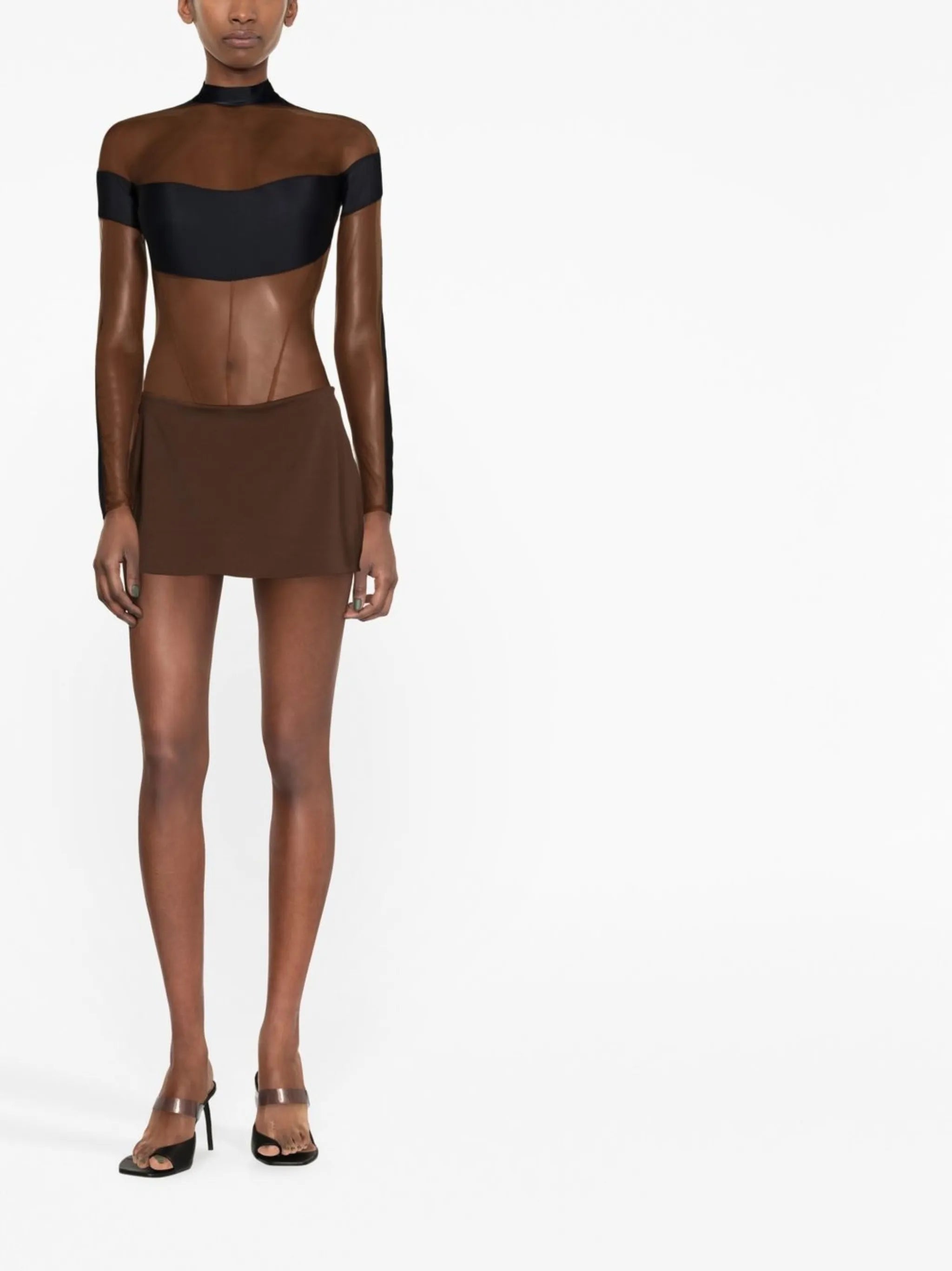 Micro Mini fitted skirt
