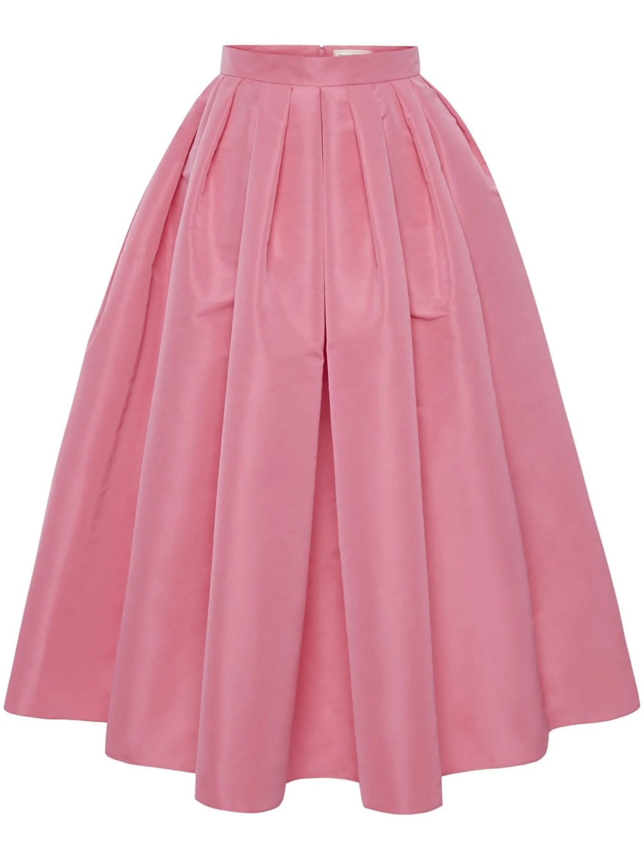 high-waisted full skirt