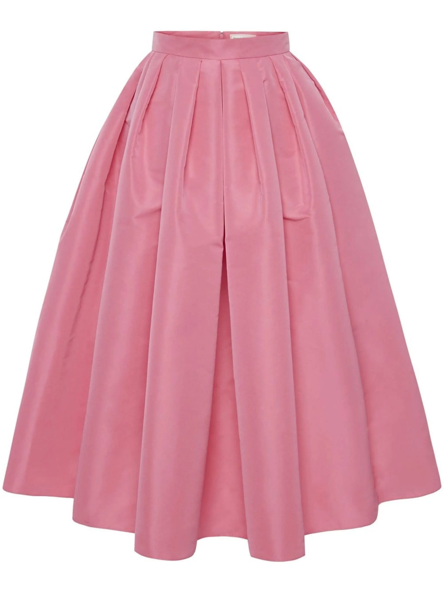 high-waisted full skirt