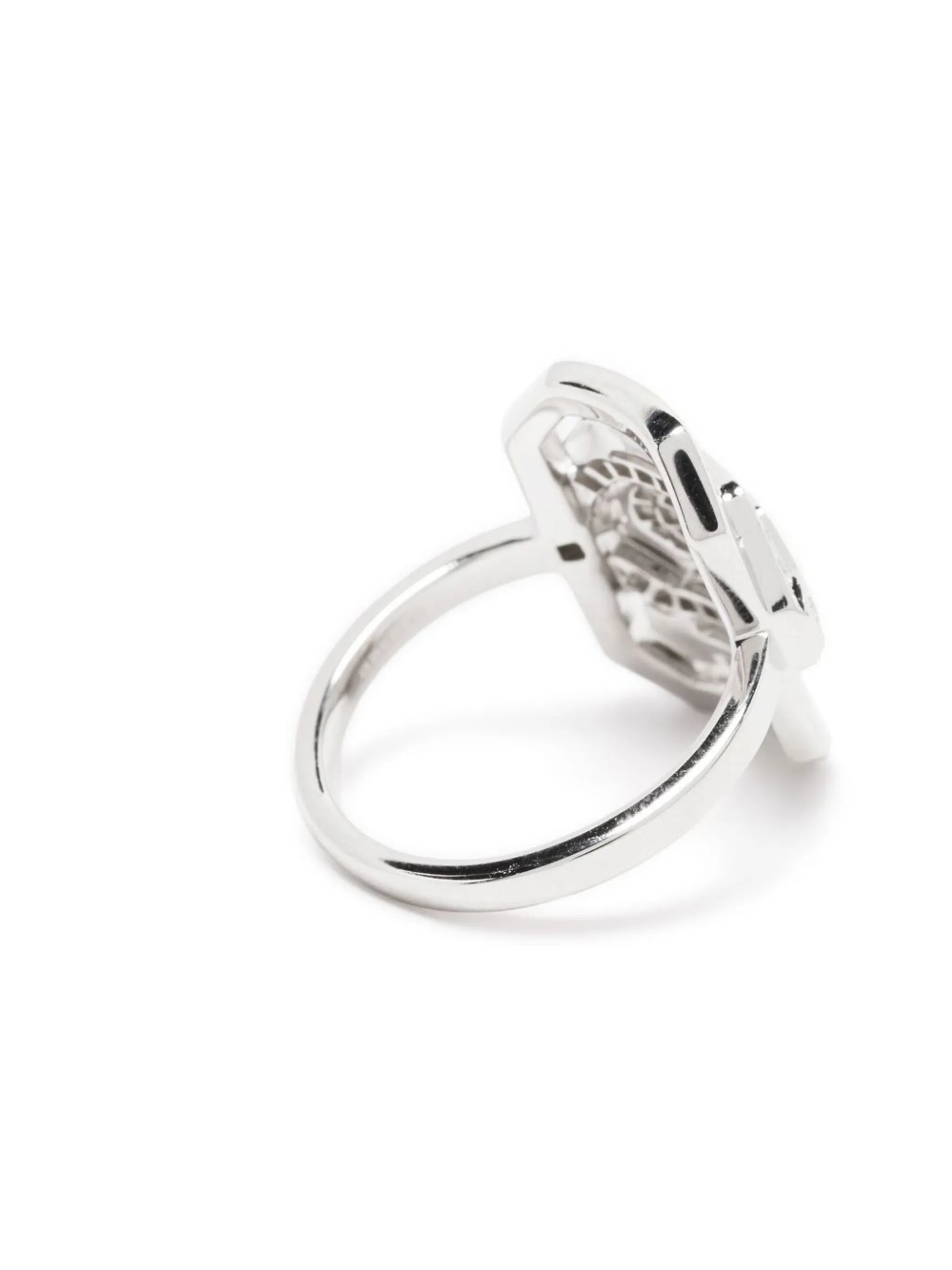 Mini My Way Half Paved ring