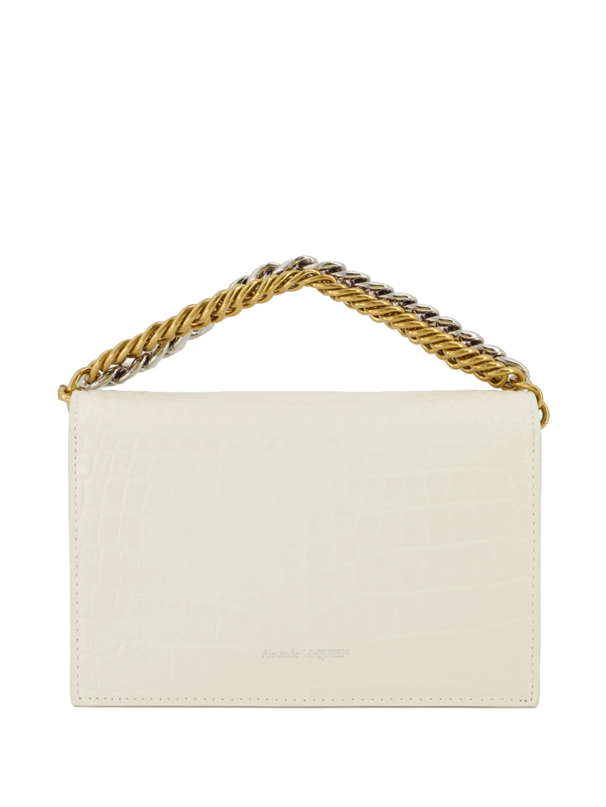 leather skull-stud bag