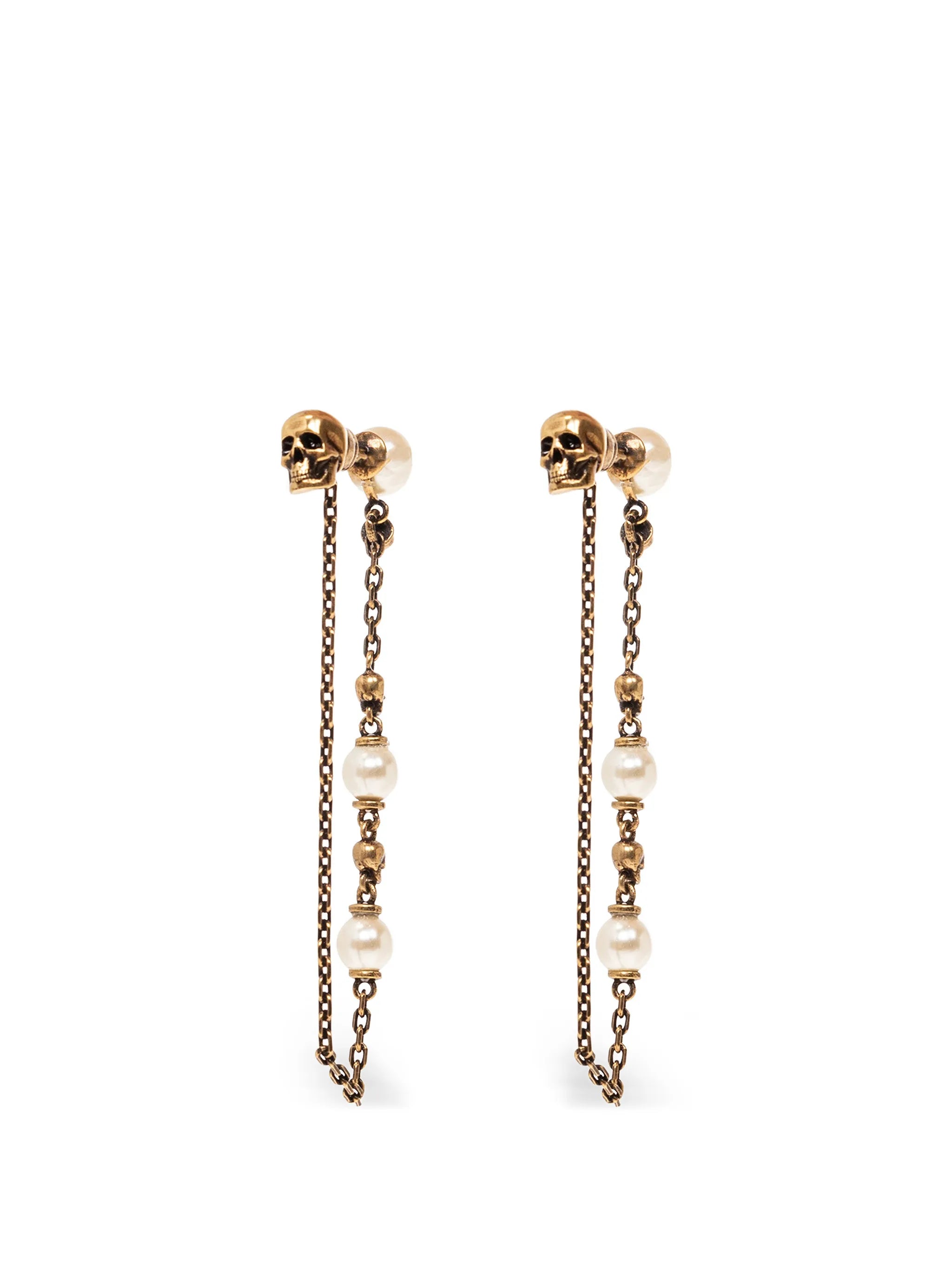 skull-motif earrings