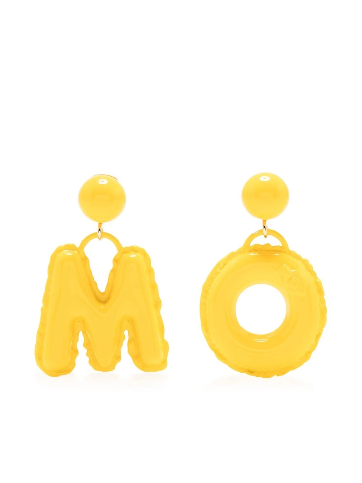 Letter drop earrings