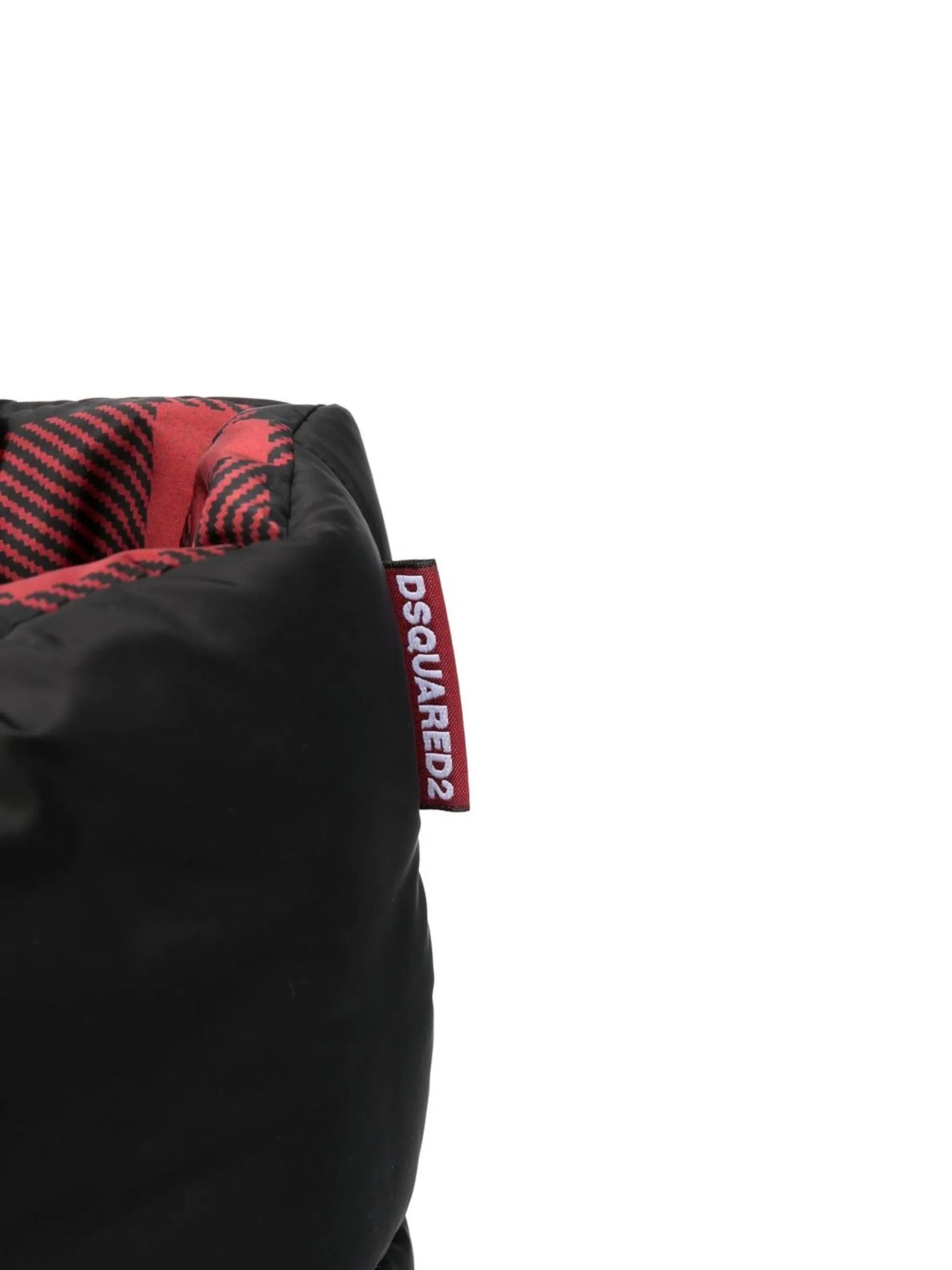 logo-print padded tote bag