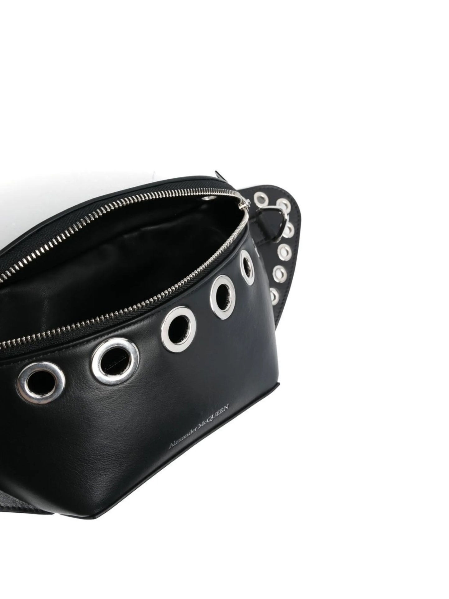 Biker punch-holes belt bag