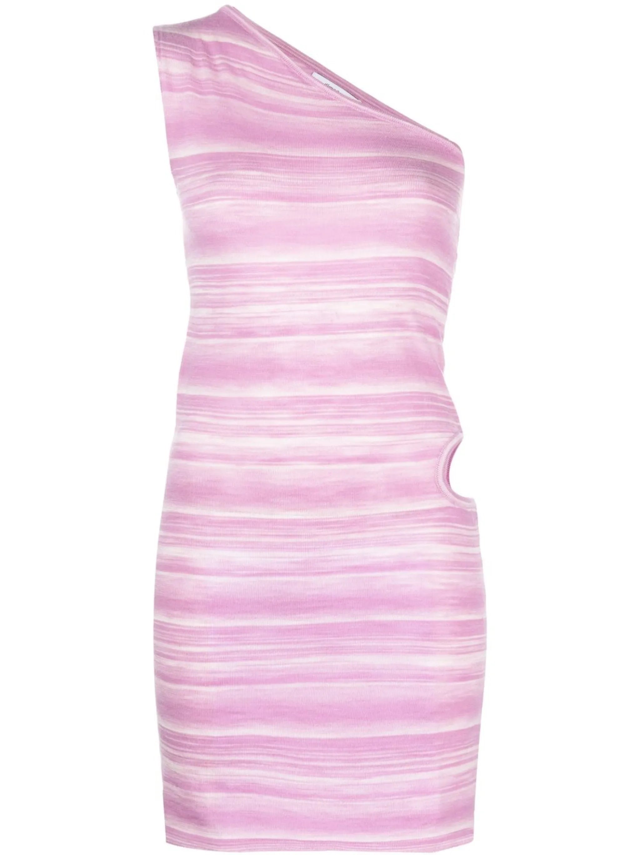 one-shoulder mini-dress