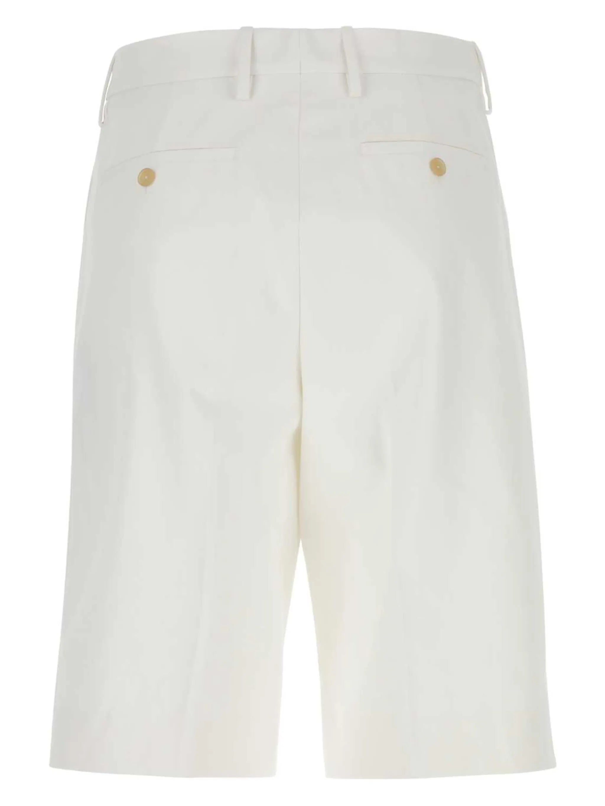 knee-length tailored shorts