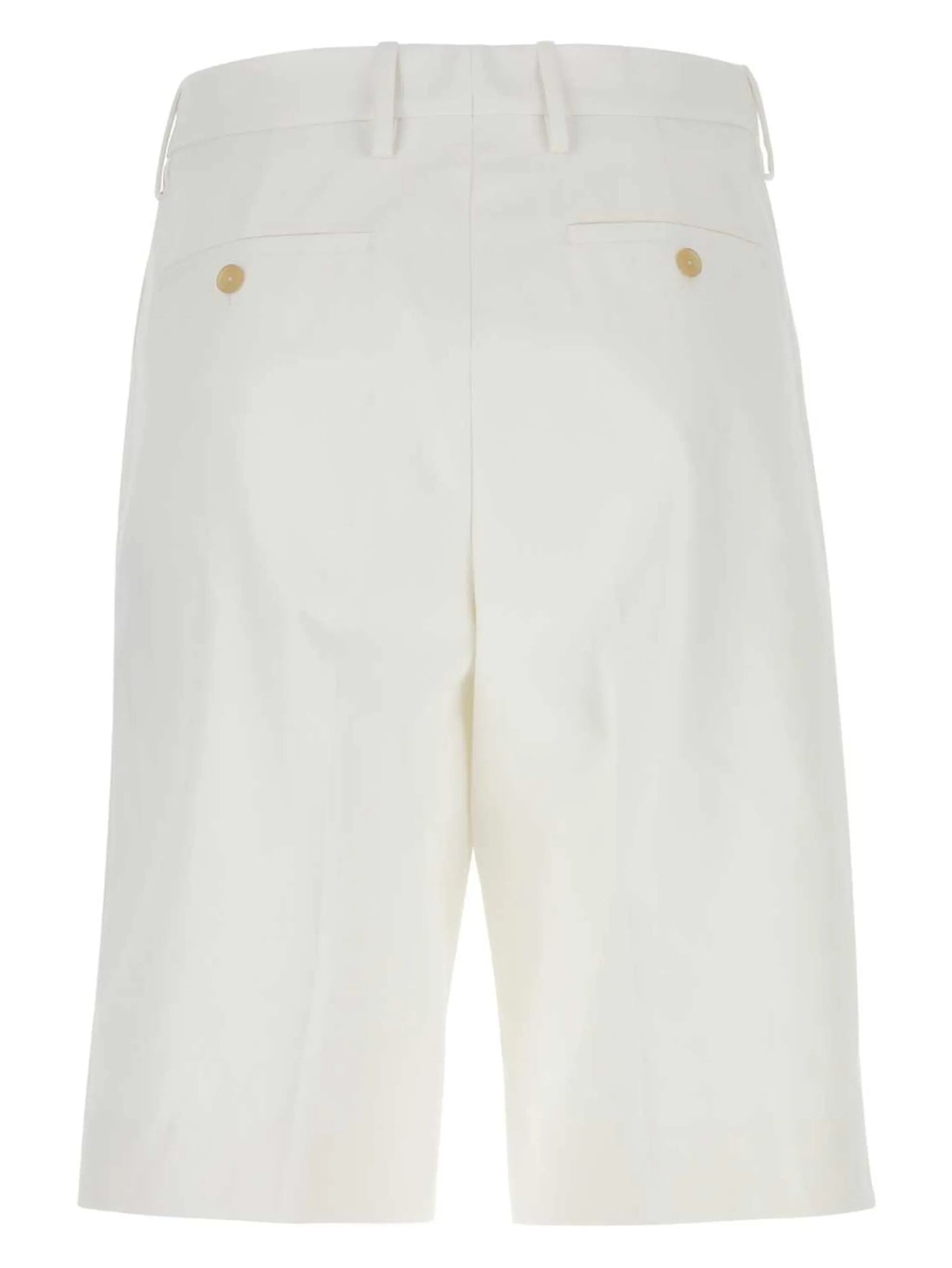knee-length tailored shorts