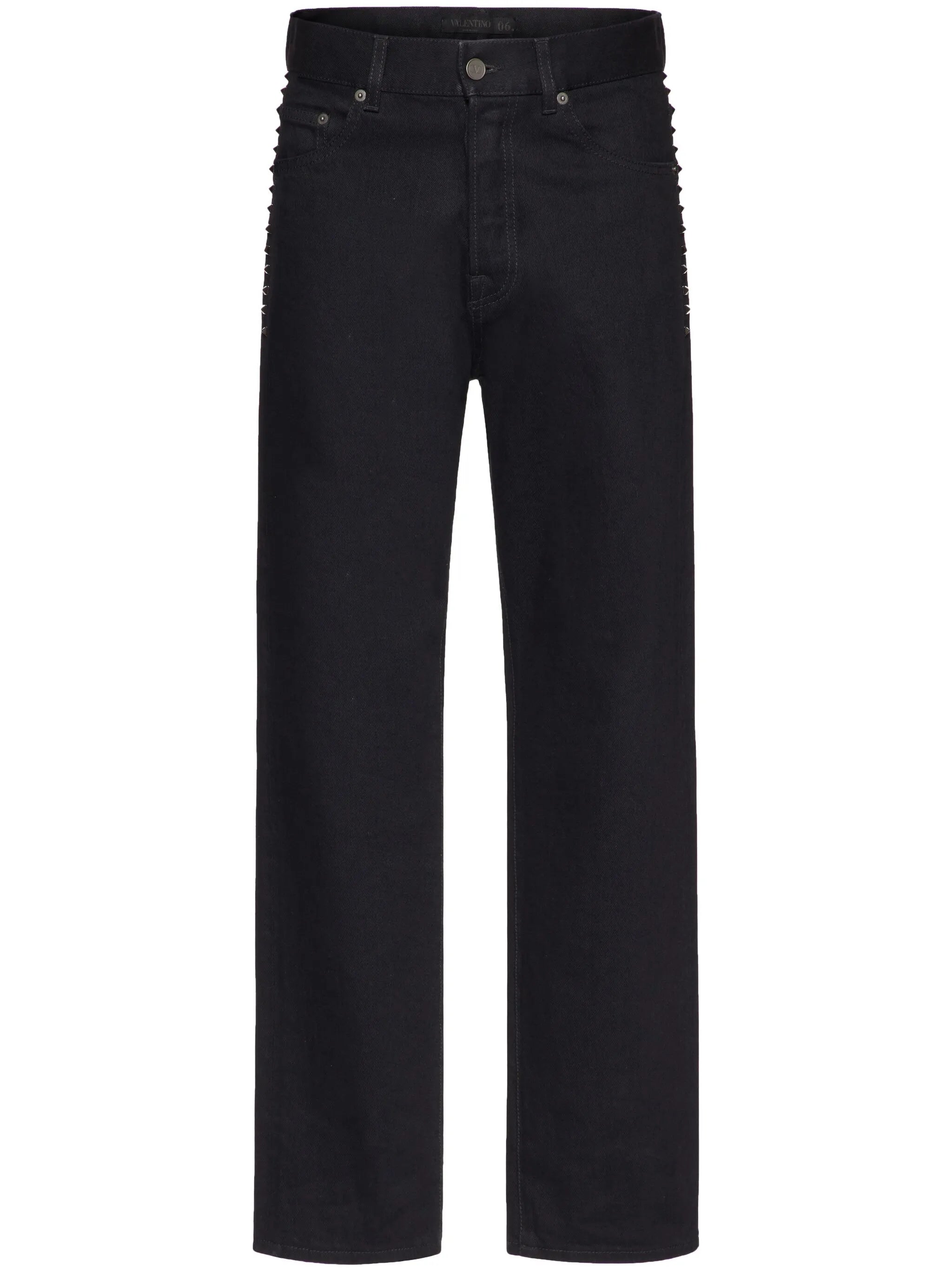 Untitled studs straight-leg jeans