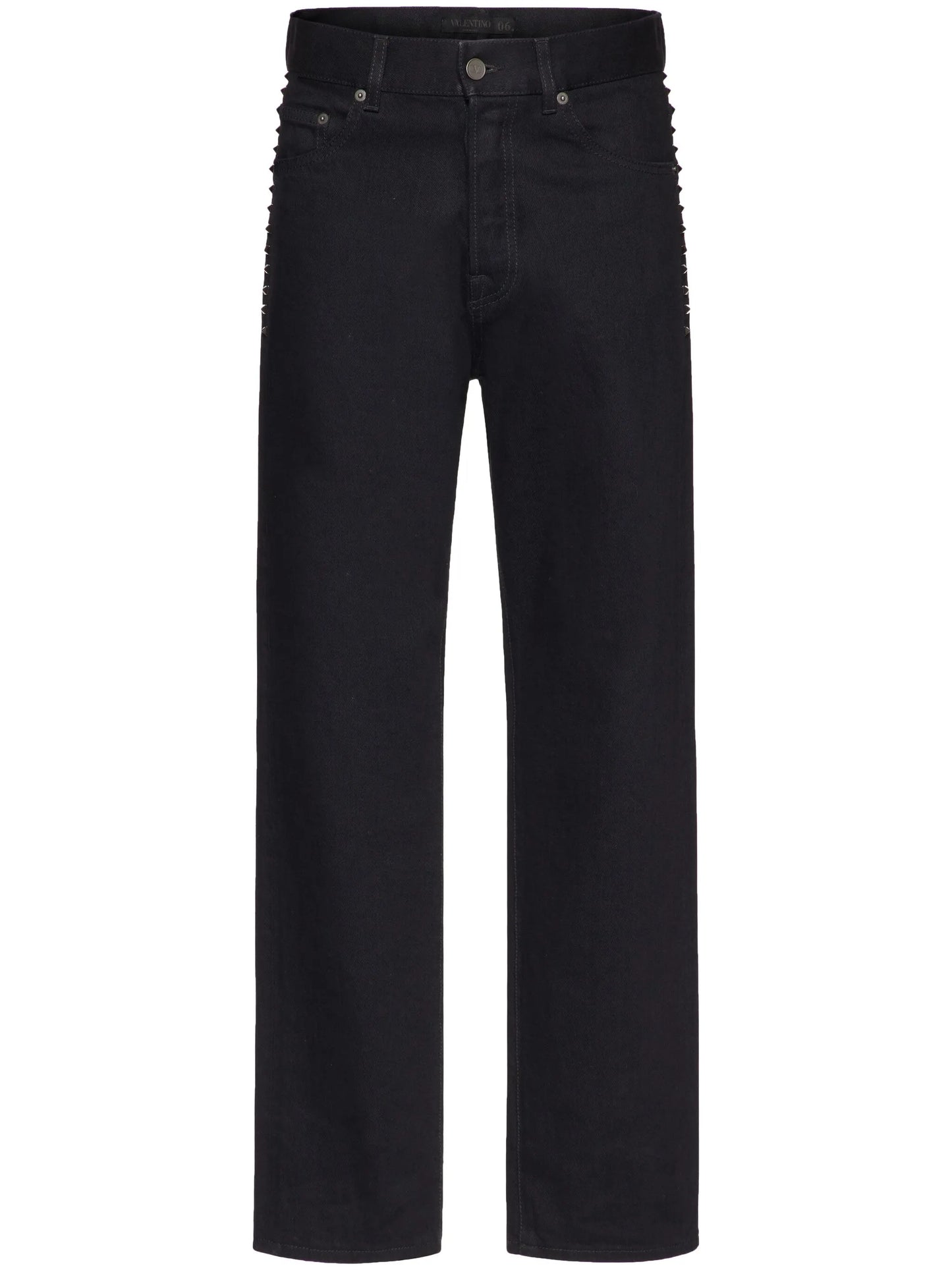 Untitled studs straight-leg jeans