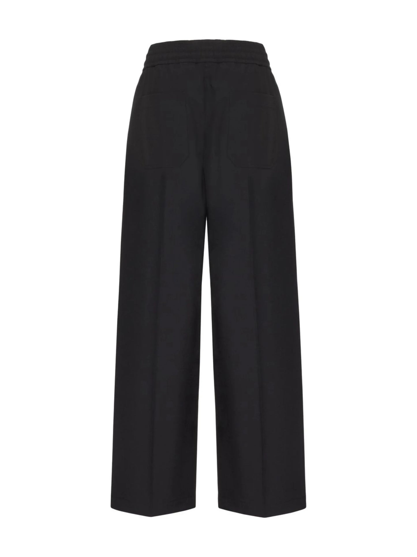 wide-leg virgin wool trousers