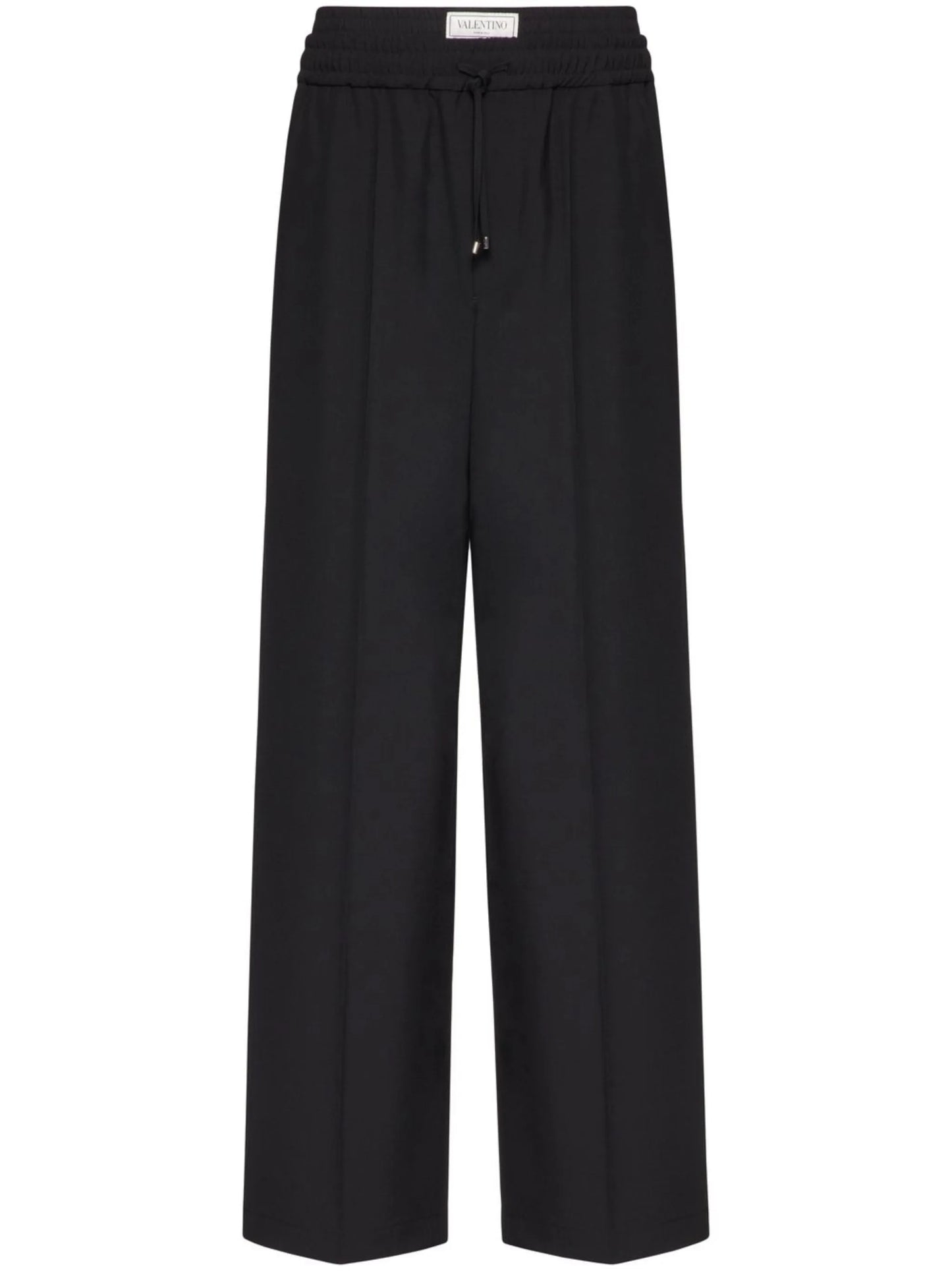 wide-leg virgin wool trousers