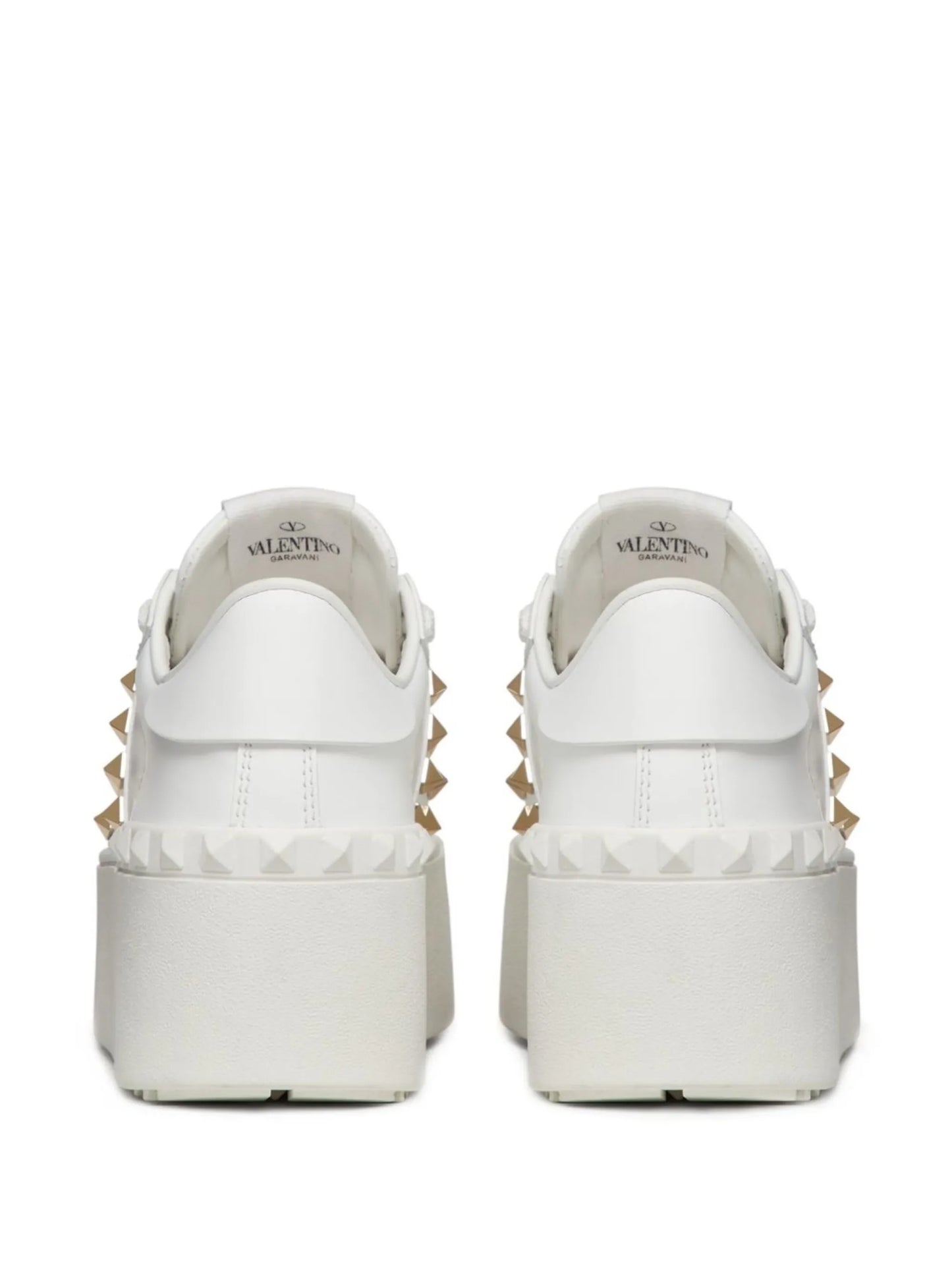 Rockstud Untitled leather flatform sneakers