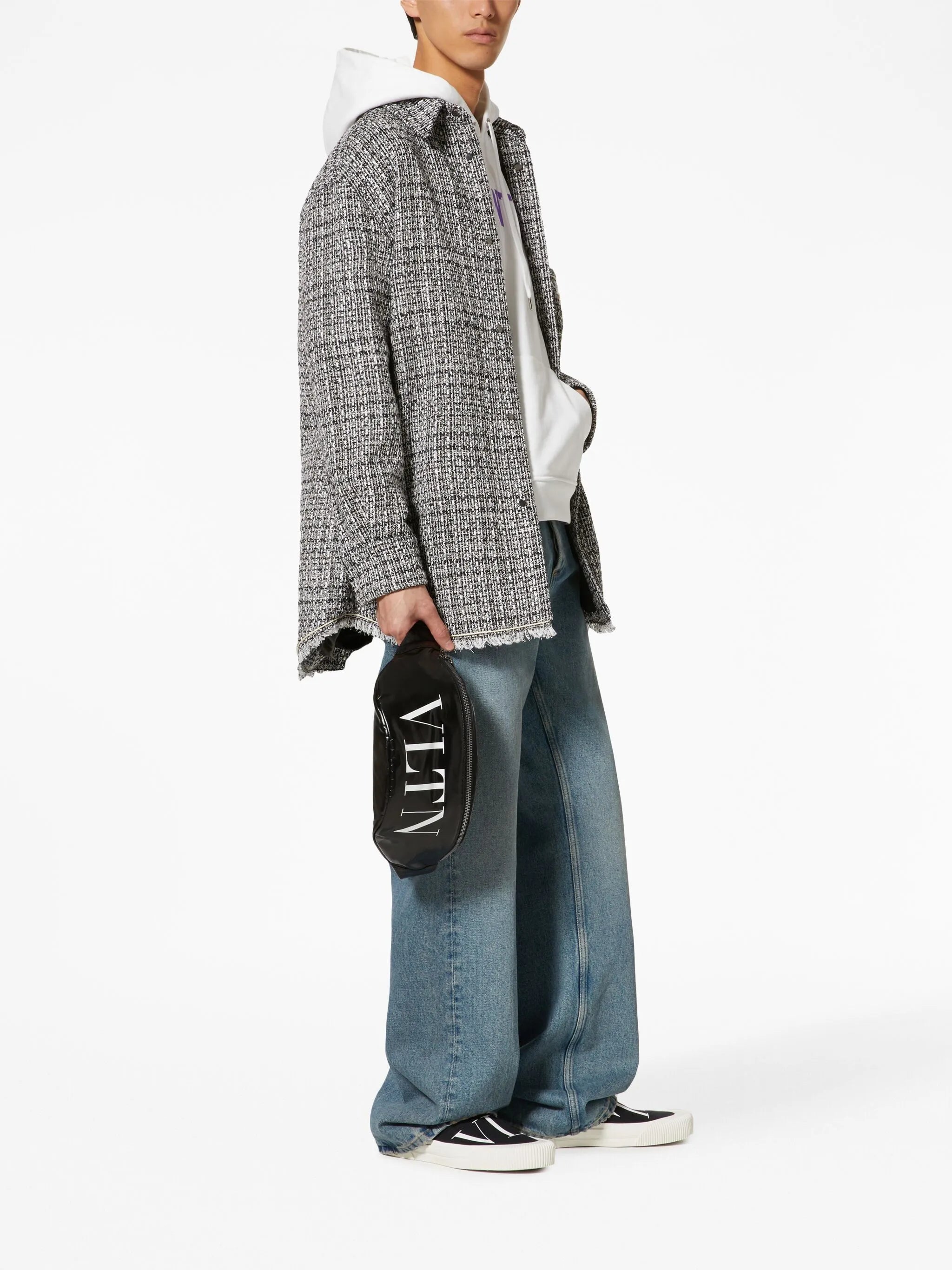 VLTN leather belt bag