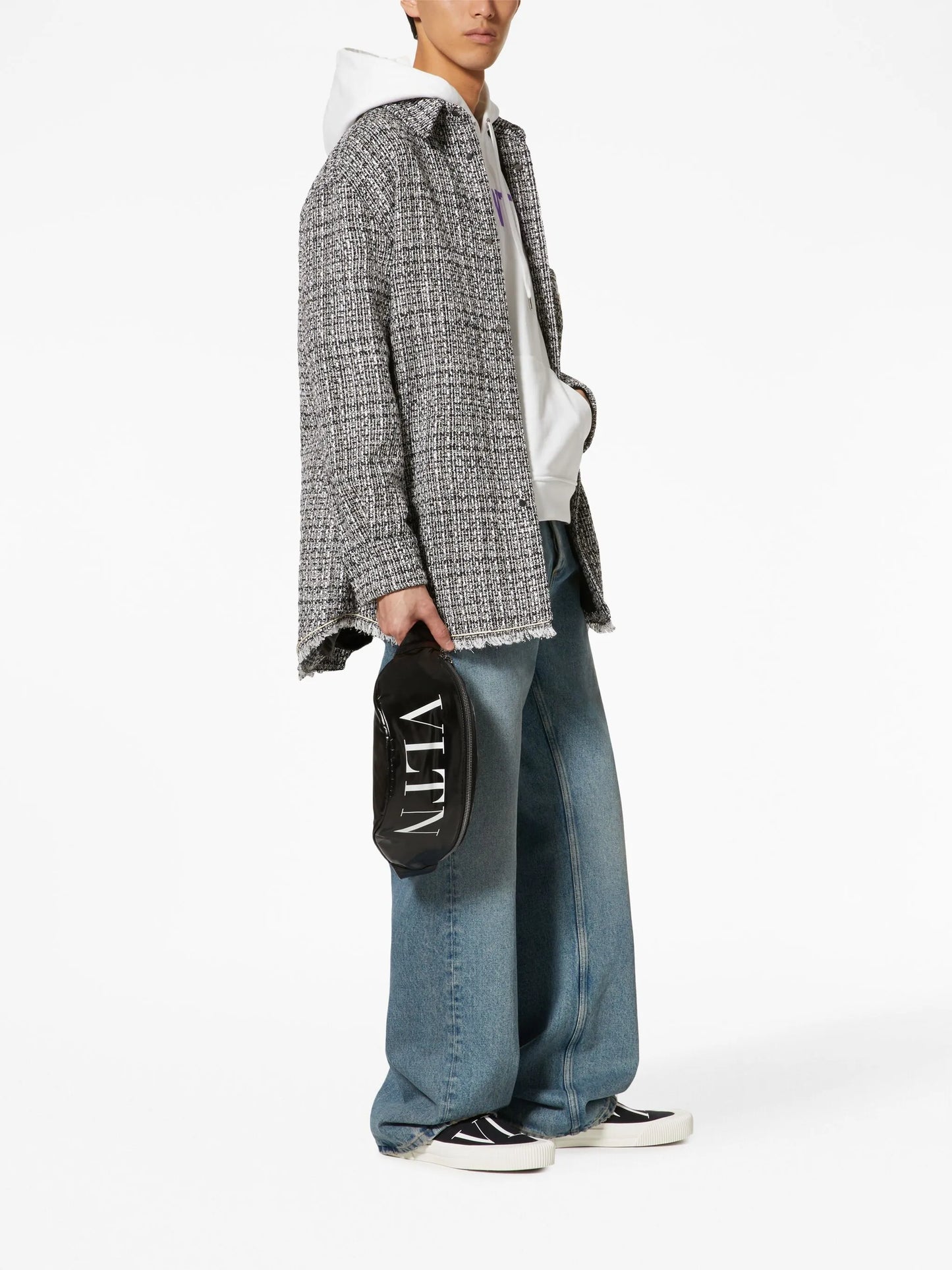 VLTN leather belt bag