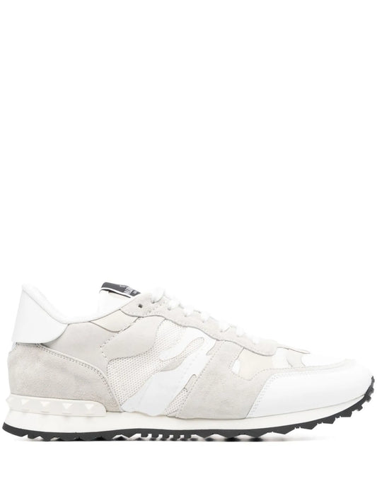 Rockrunner Camouflage leather low-top sneakers