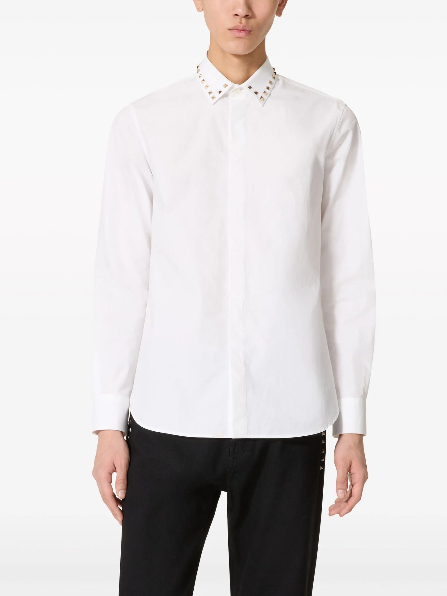 Untitled stud cotton shirt