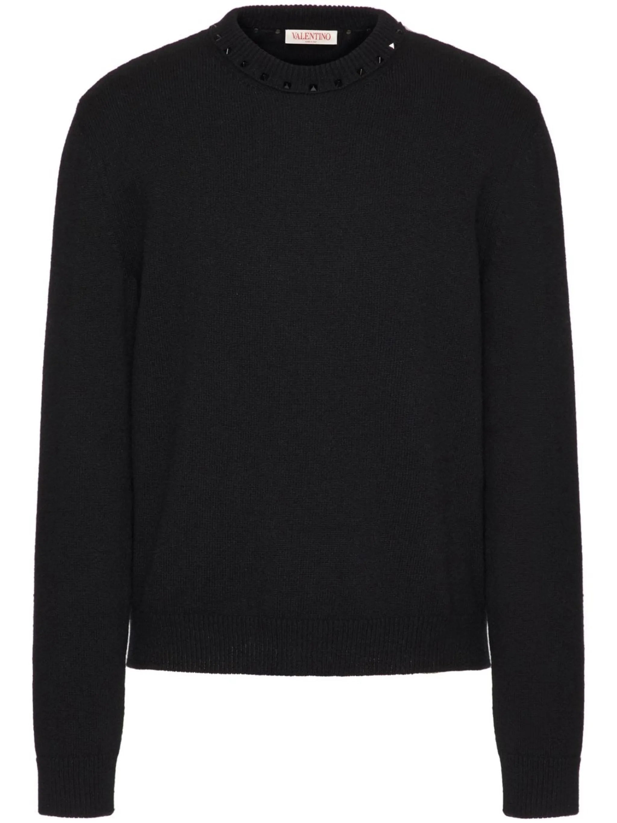 Untitled studs crew-neck jumper