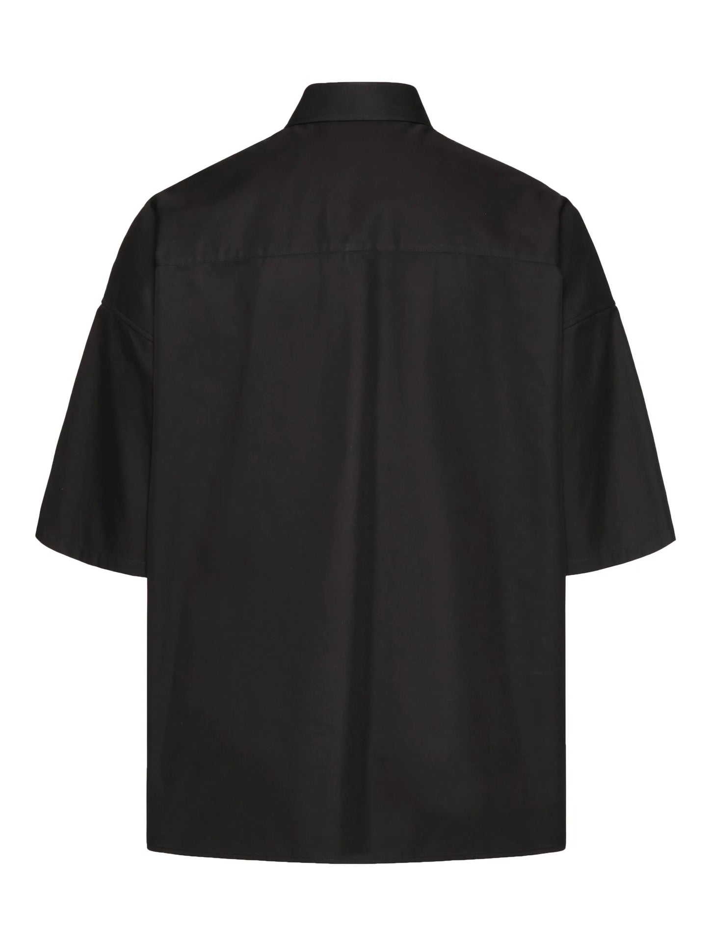 logo-patch bowling shirt