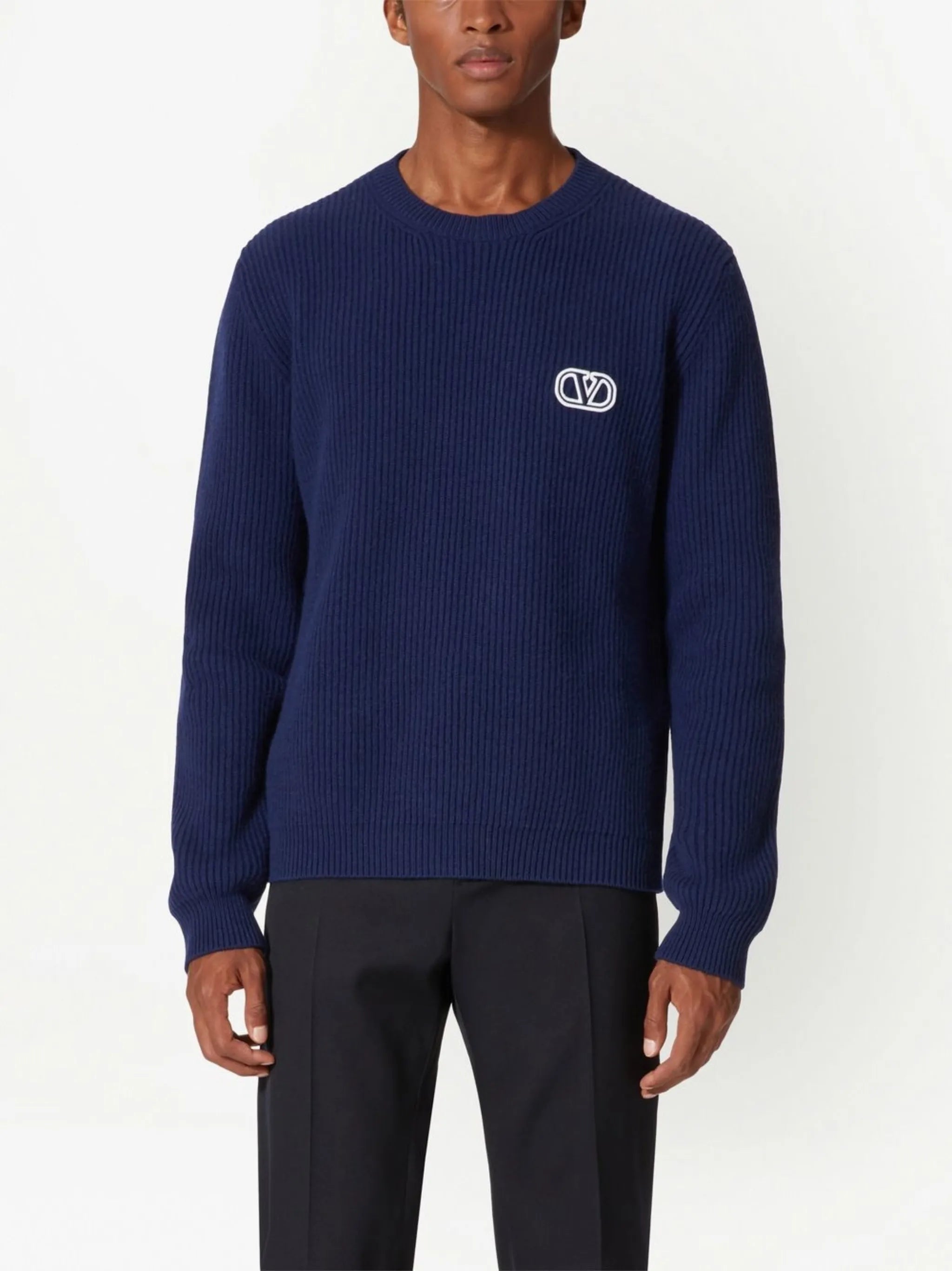 crew neck wool jumper