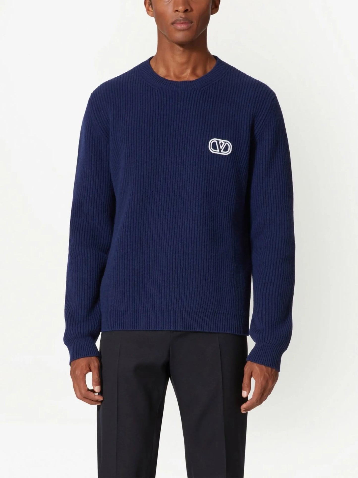 crew neck wool jumper