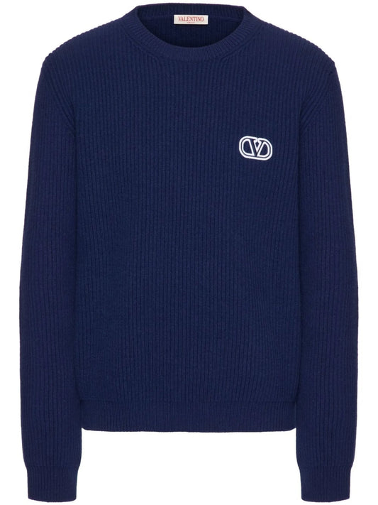 crew neck wool jumper