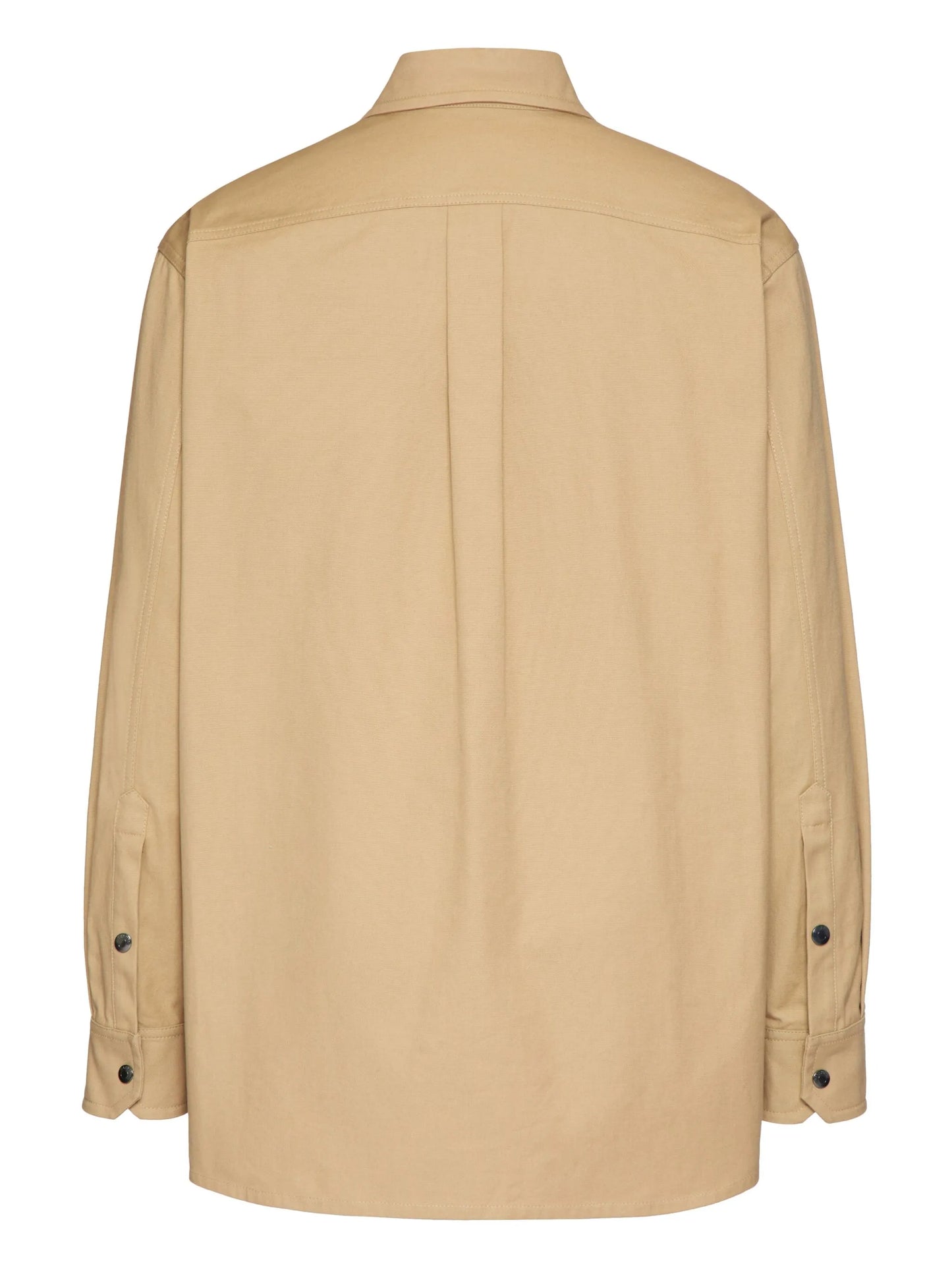 leather-pocket shirt jacket