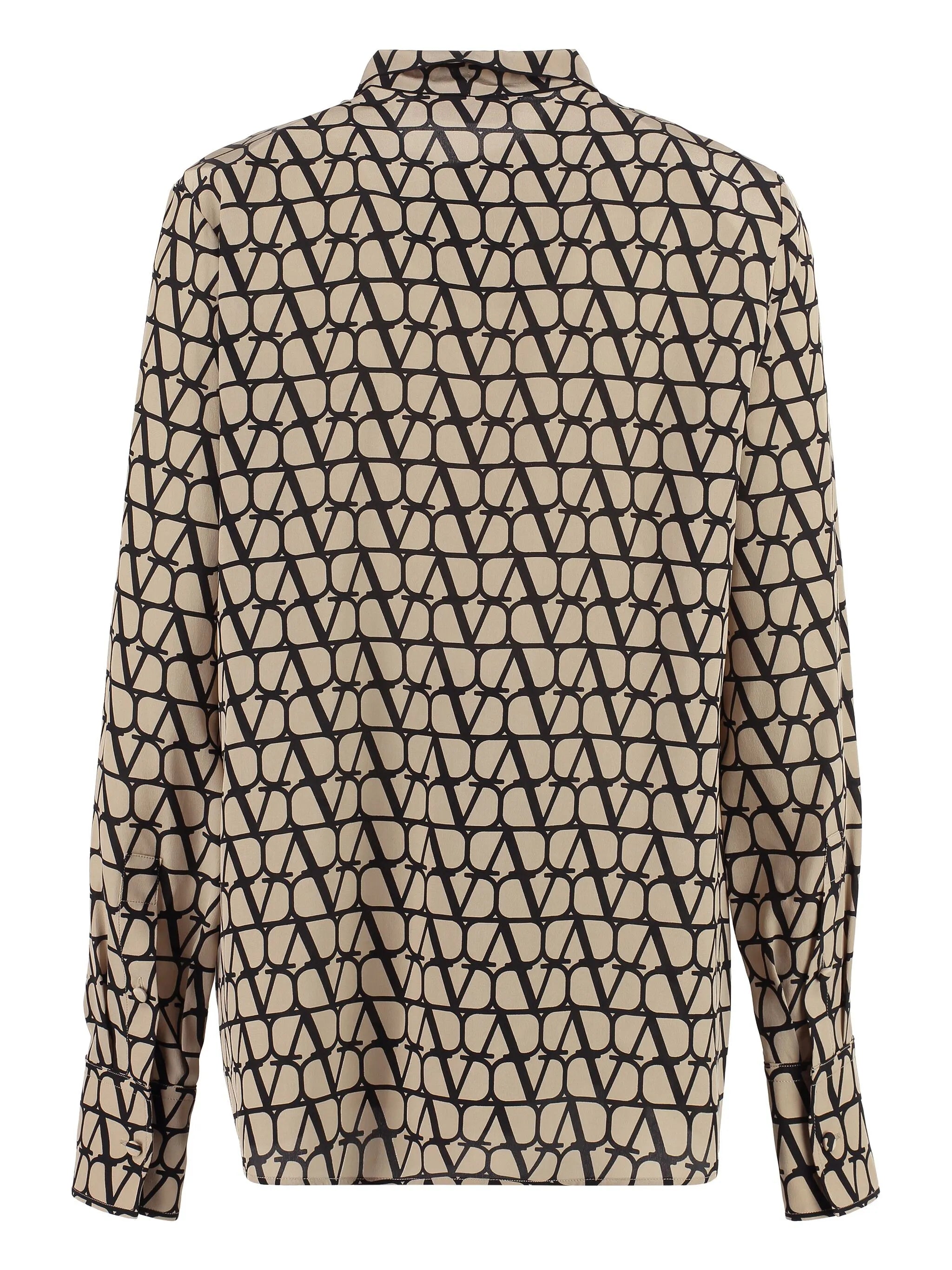 Toile Iconographe crepe-de-chine blouse