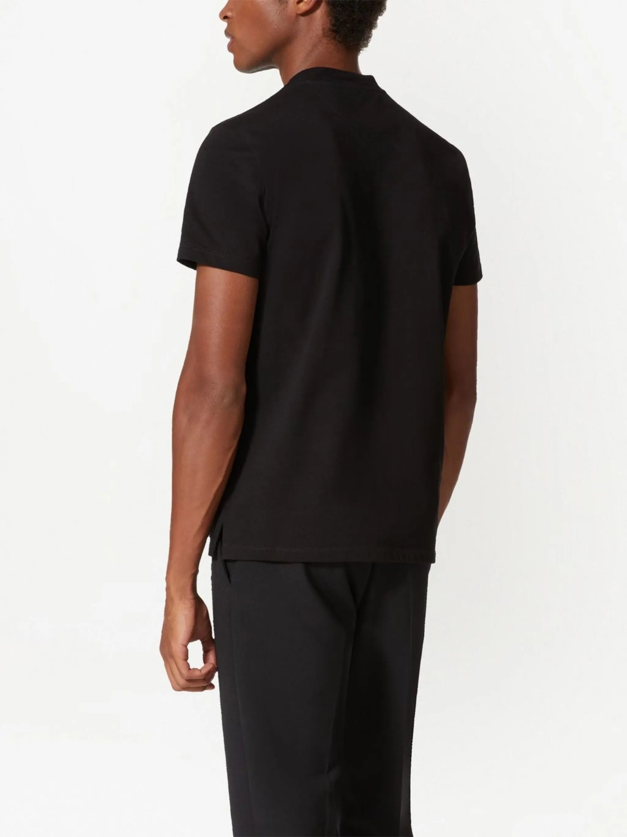 Untitled studded cotton T-shirt